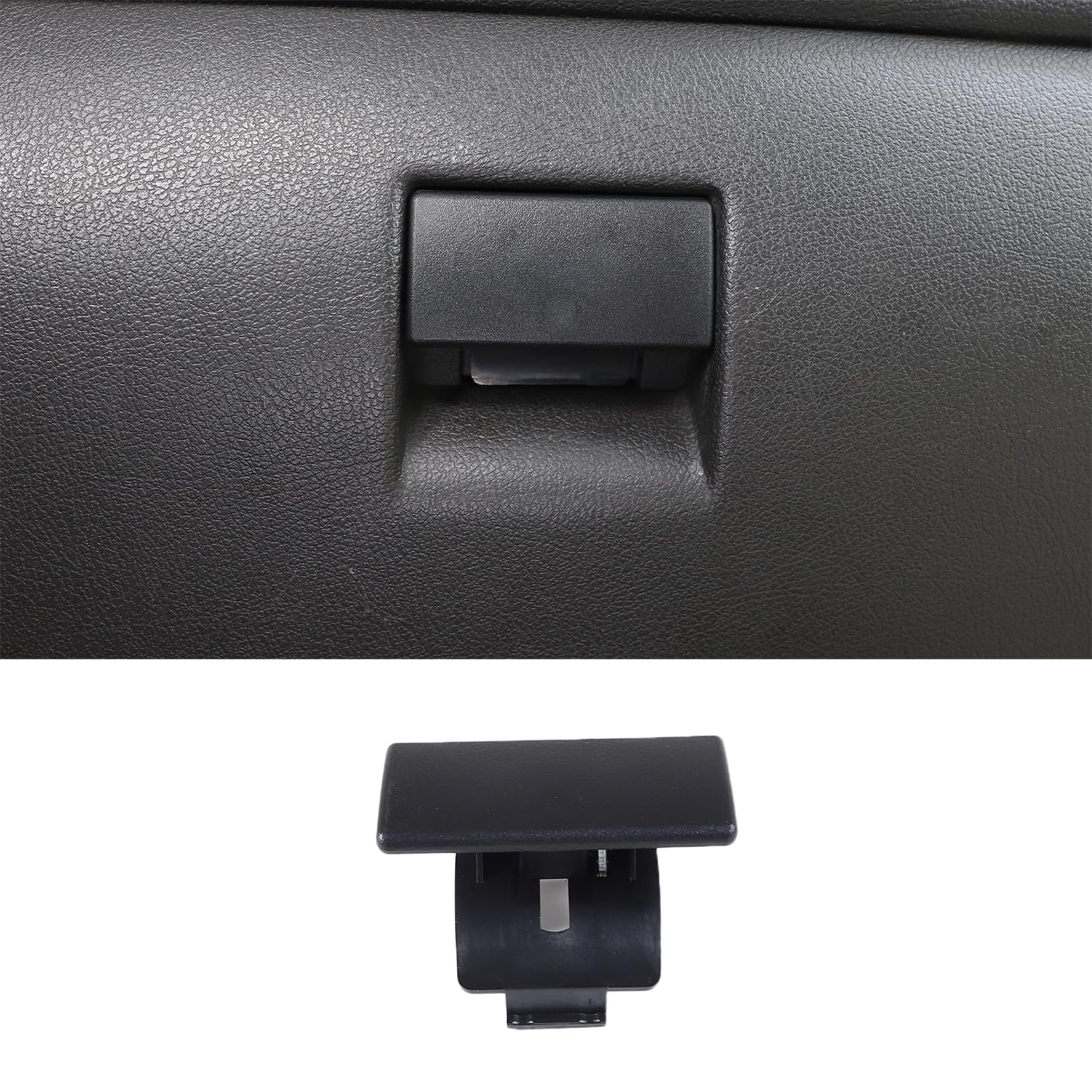PIUGILH Black Glove Box Latch Handle Compatible with Hummer H3 2005-2009, Front Glove Box Door Lock Open Handle