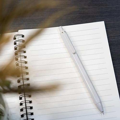 Miniatura 7 de Paquete de 2 cuadernos universitarios de 8.65 x 5.9 pulgadas, cuaderno de espiral de cubierta negra suave, bloc de notas de notas, cuaderno de