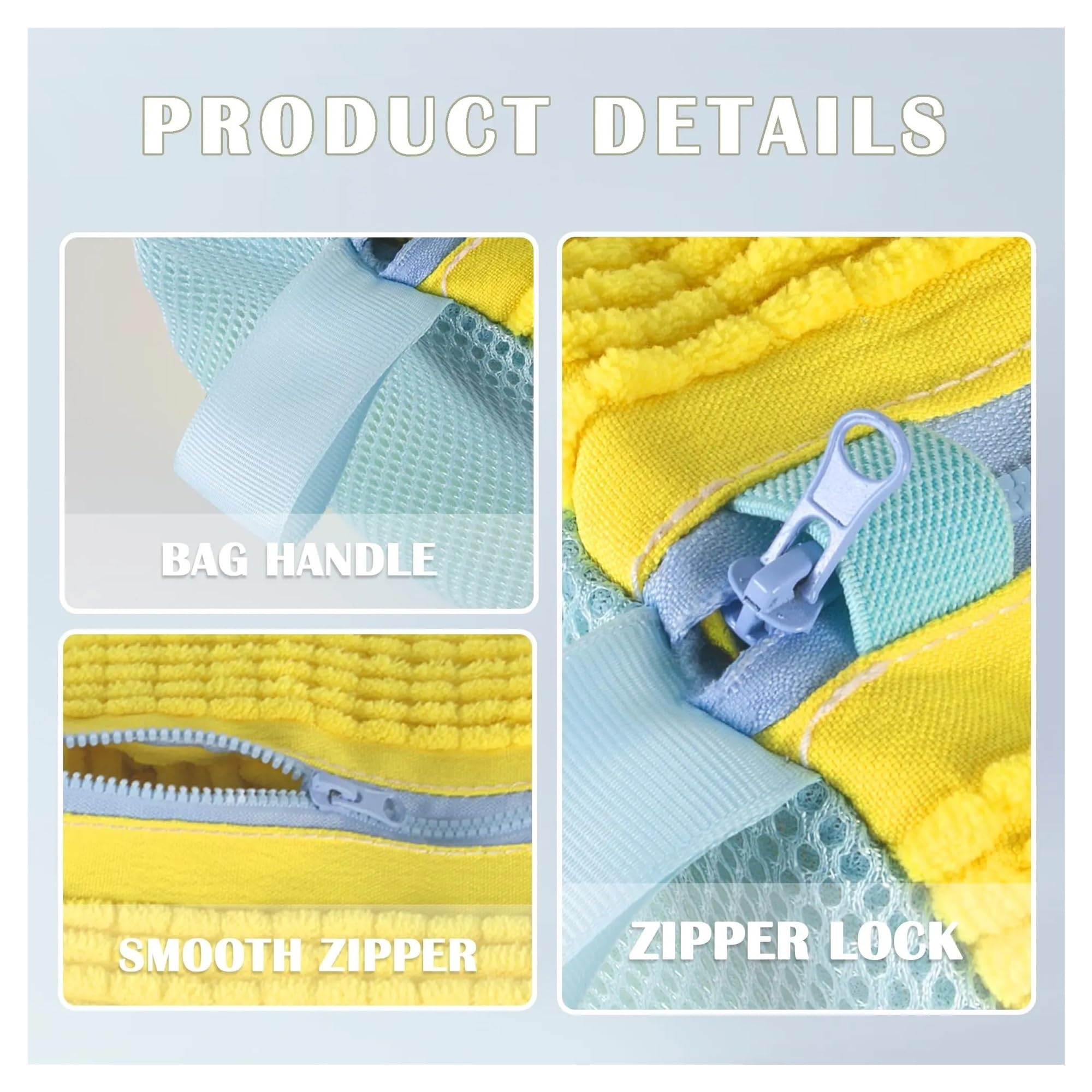 Bolsa De Lavandería For Zapatos De Malla Con Cremallera, Bolsa Lavable For Zapatillas, Lavadora Y Secadora, Bolsa Reutilizable For Limpieza De Zapatos, 1/2 Uds.(Gray 2pcs)