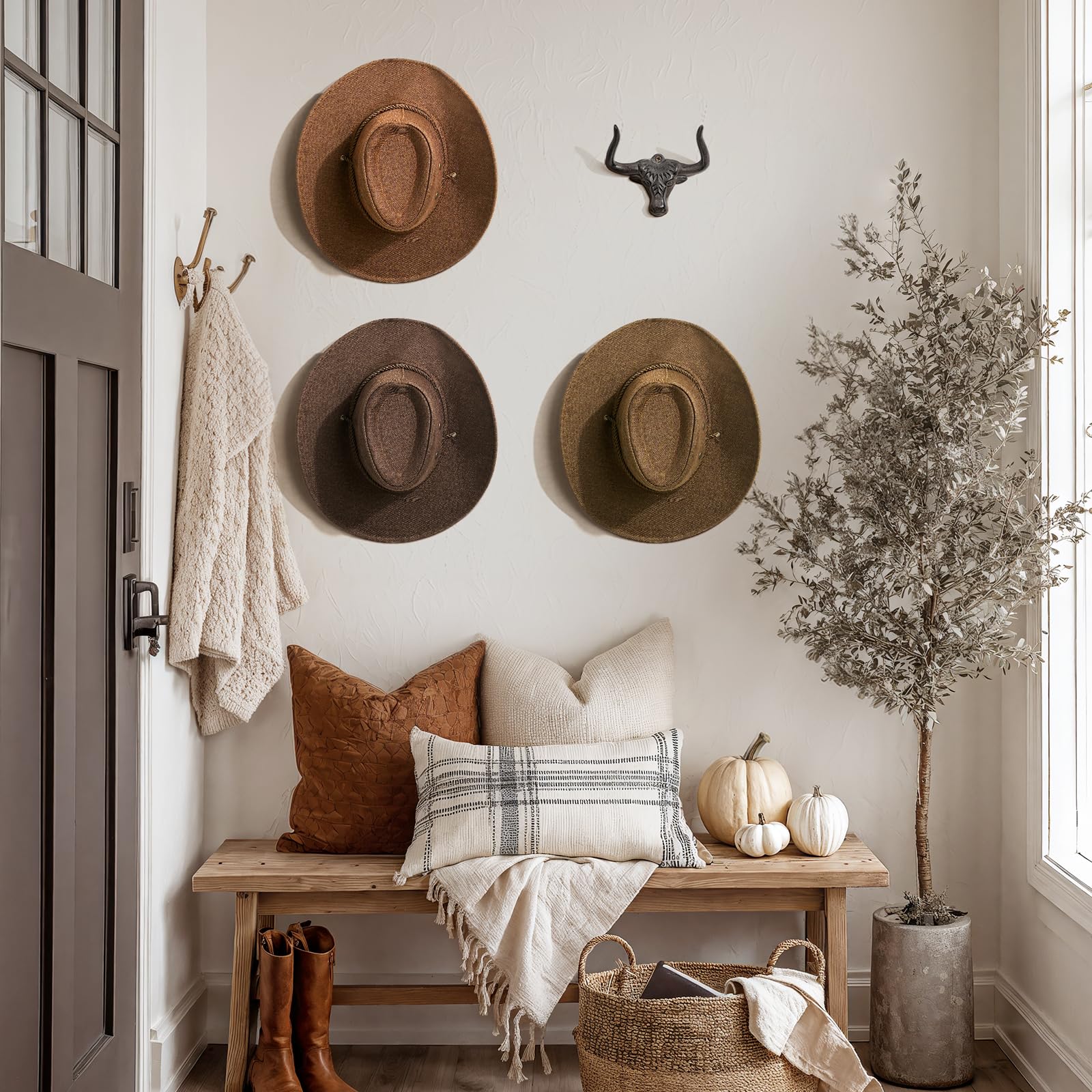 5 Ganchos De Cola De Ballena De Hierro Fundido Estilo Rústico Para Colgar Abrigos, Sombreros Y Toallas – Perchero Vintage Ideal Para La Entrada, Baño O Salón