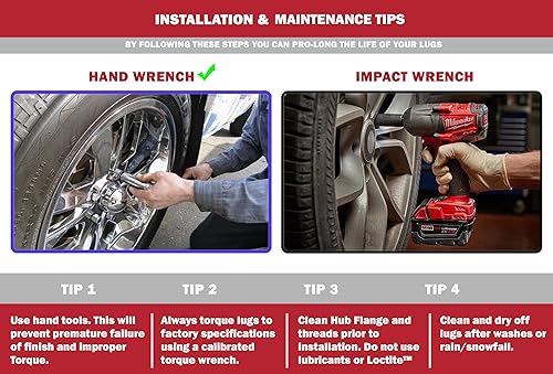 Miniatura 7 de Wheel Accessories Parts, 24 pernos de rueda M14x1.5 de 1.299 in con rosca negra para ruedas personalizadas After Market para Dodge Sprinter 2500
