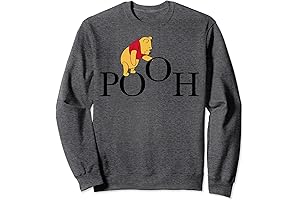 Winnie the Pooh Letters Sweatshirt: Retro Aesthetic for Adults