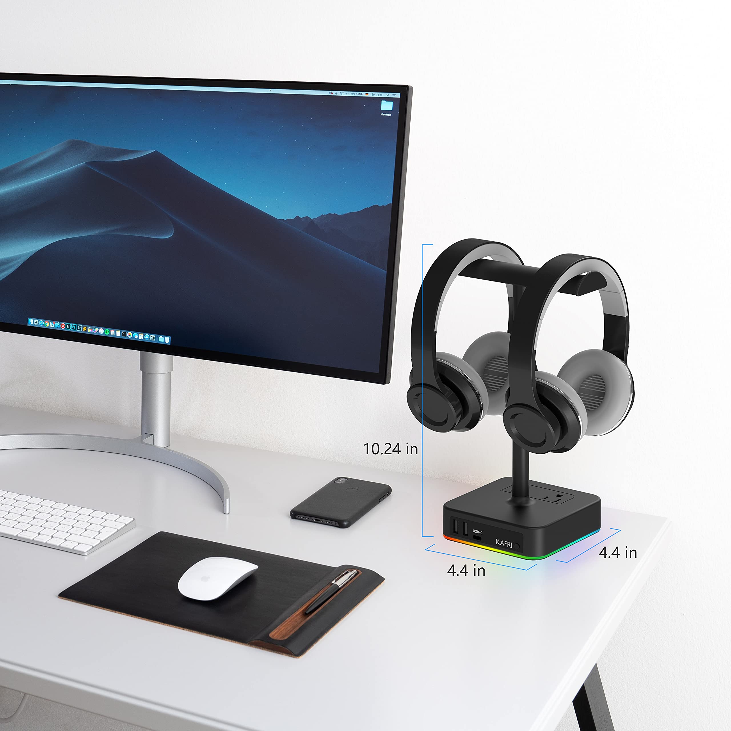 Auriculares USB con micrófono, cancelación de Ruido Makida y Controles de Audio