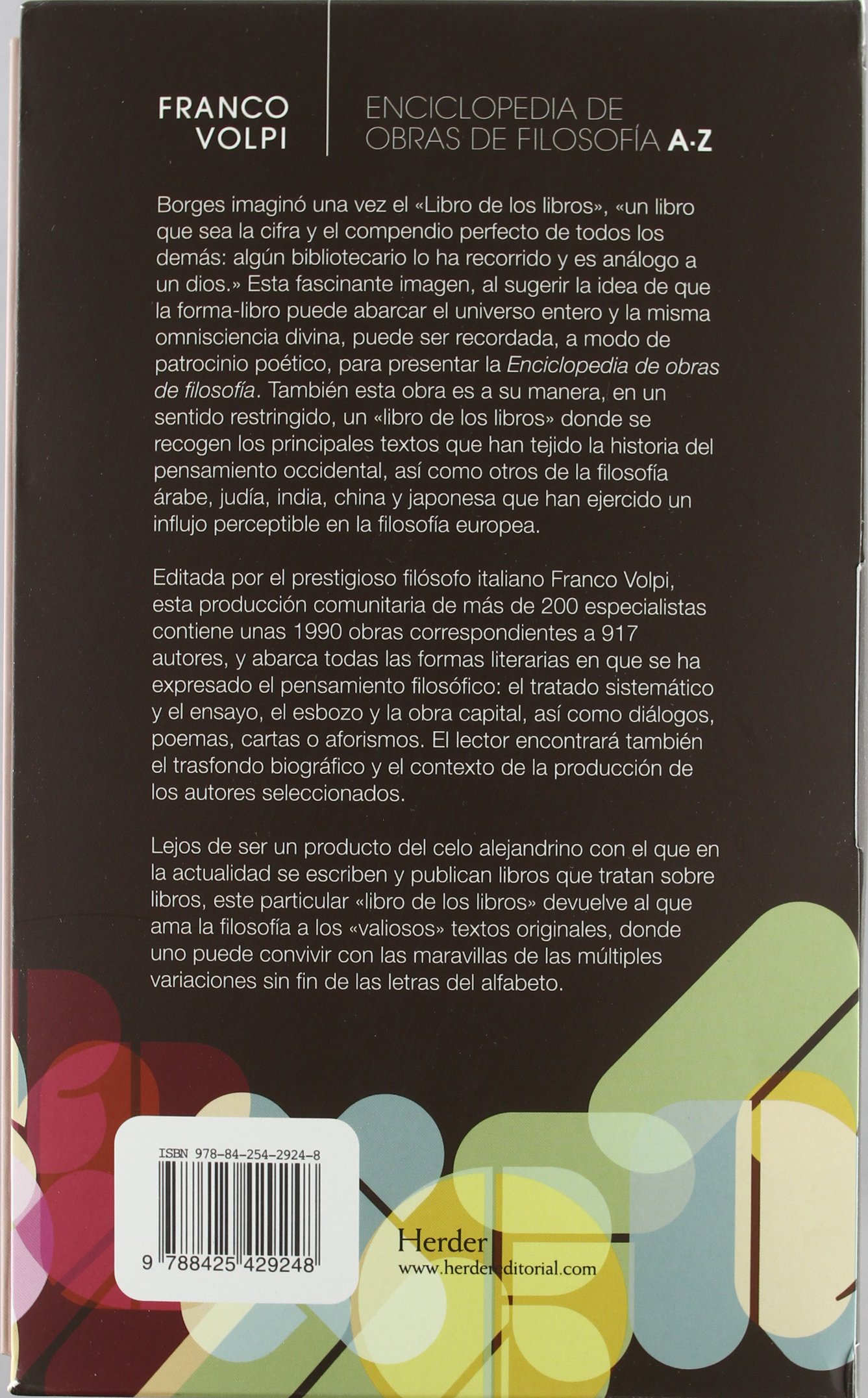 Enciclopedia de obras de filosofía: A-Z (fuera de colección)