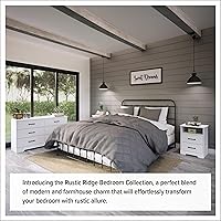 Vista 18 de Prepac Cómoda rústica estilo casa de campo, cómoda negra para dormitorio, cómoda con 5 cajones de 18.5 pulgadas de profundidad x 27.5 pulgadas