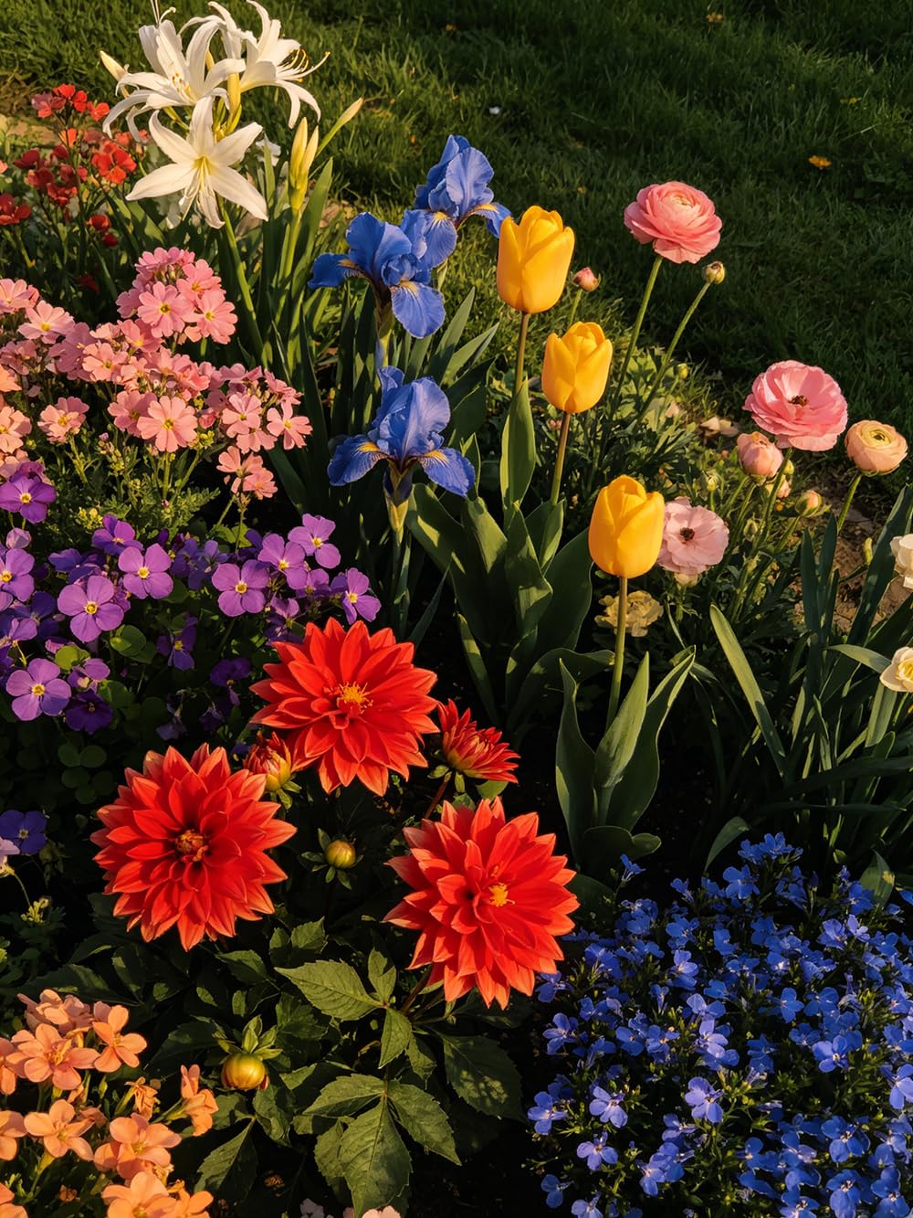 FloresRizoma multicolor - resistentes de balcón primavera jardín 30bulbos