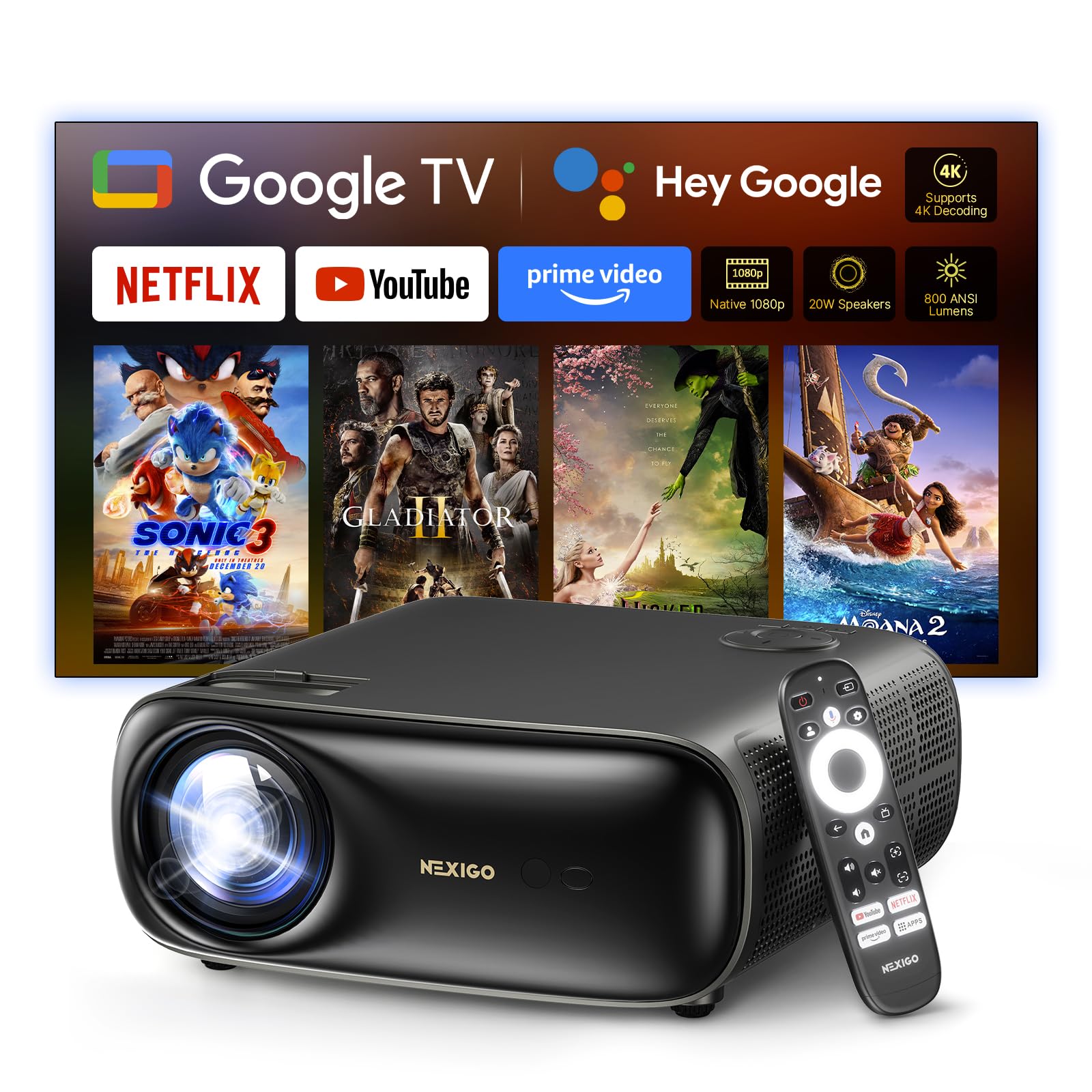 NexiGo PJ40 Pro Projector