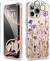 Vista 169 de GVIEWIN - Funda para iPhone 11 con protector de pantalla + protector de lente de cámara, cubierta protectora transparente suave de poliuretano