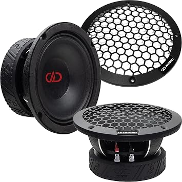 DD Audio VO-M406-C-S4 6.5" Midrange 250W RMS Speakers Pair