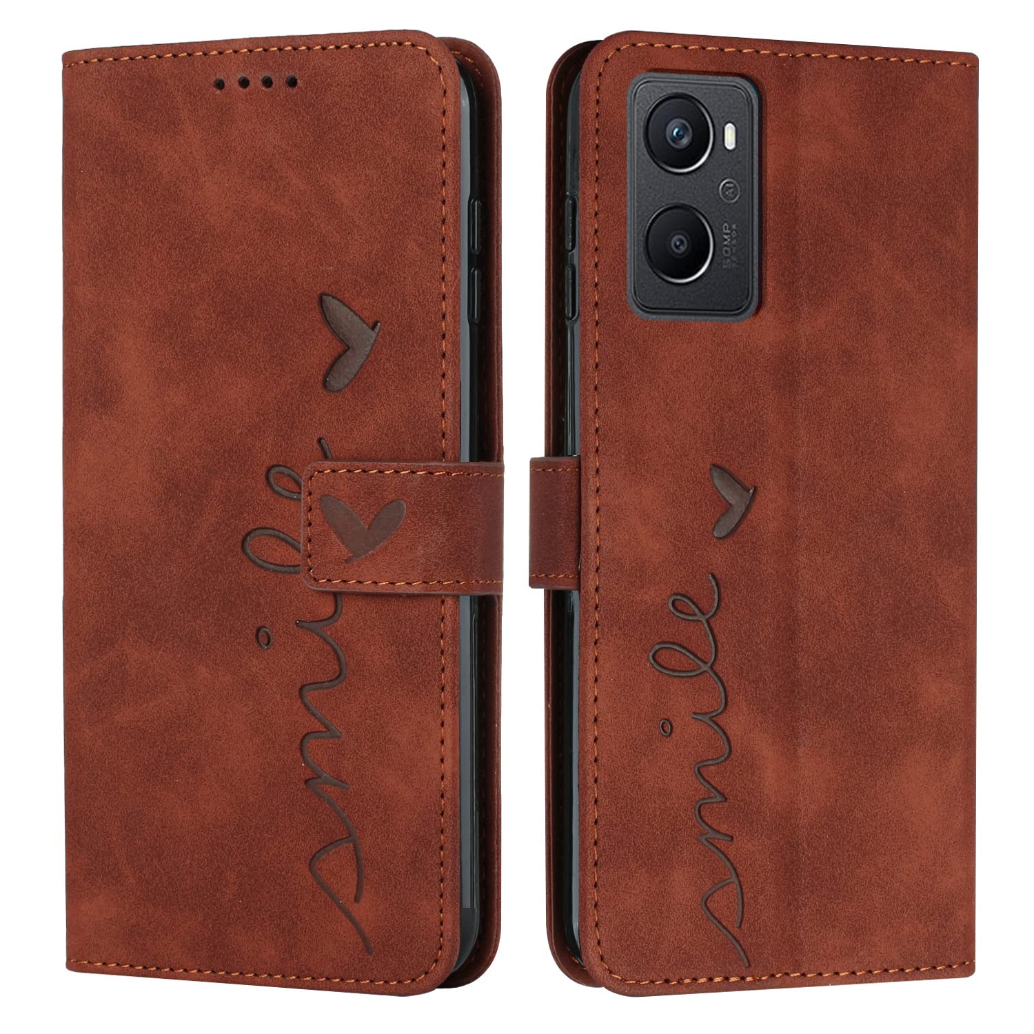 SHIEID Cover Portafoglio Per Oppo A96 In Pelle Sintetica | Custodia A Libro Con Supporto, Slot Carte E Chiusura Magnetica, Ricarica Wireless (Blu)