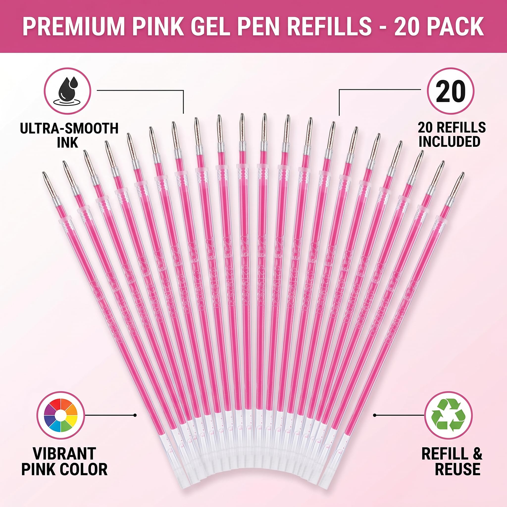 Pssopp 100Pcs Penne Cancellabili a Caldo Rosso Ricarica Tessuto Penne a Scomparsa Ad Alta Temperatura Ricarica Pennarello Per Stoffa Set Per Tessuto Quilting Cucito Sartoria