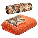 Tirrinia Outdoors Camo Blanket, Sherpa Fleece Warm Camo Gifts for Him/Husband/Dad, Camo Hunting Gifts, for Men, Camping Blanket for Woodland Hunting, Car, Football, Beach, Concerts,51\'\'X 59\'\'