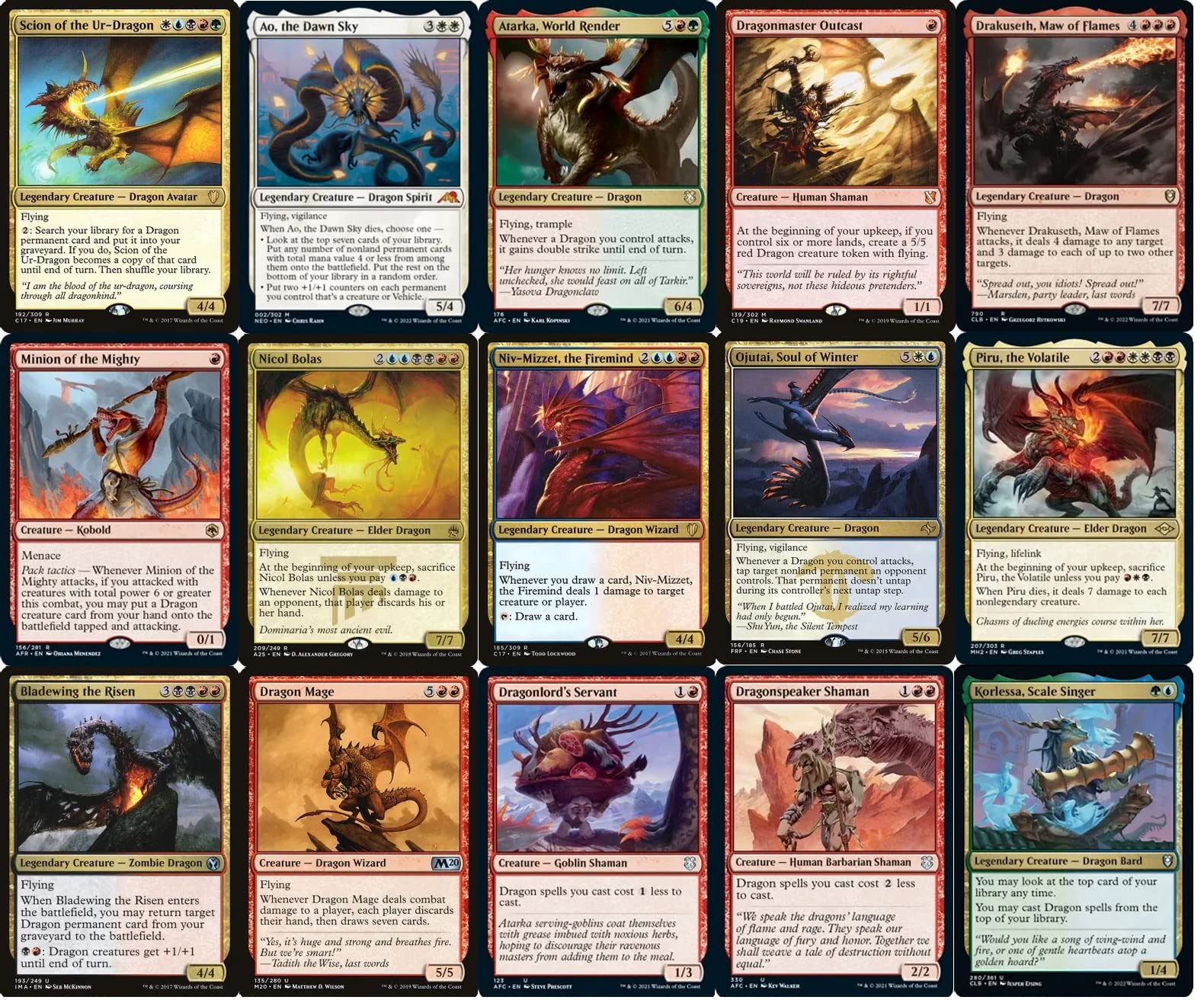 Dragon EDH Deck - Custom Built - Elite - MTG - Commander