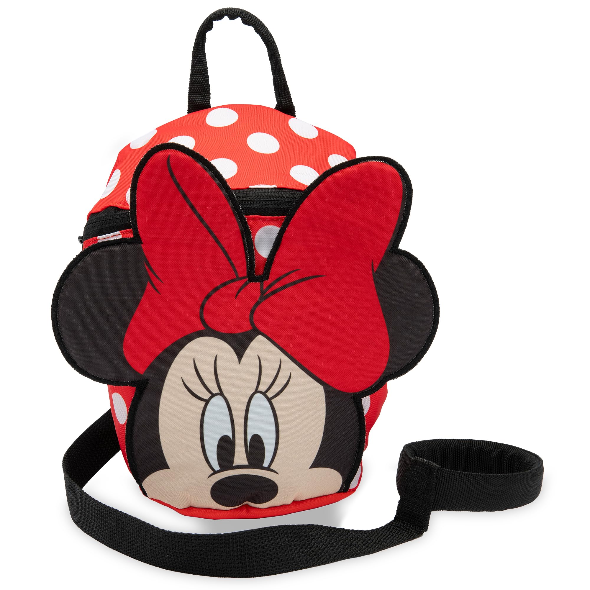 Disney Toddler Backpack with Reins, Minnie Mouse Backpack Reins for Kids, Child Harness Toddler Reins 1-3 Years - Red