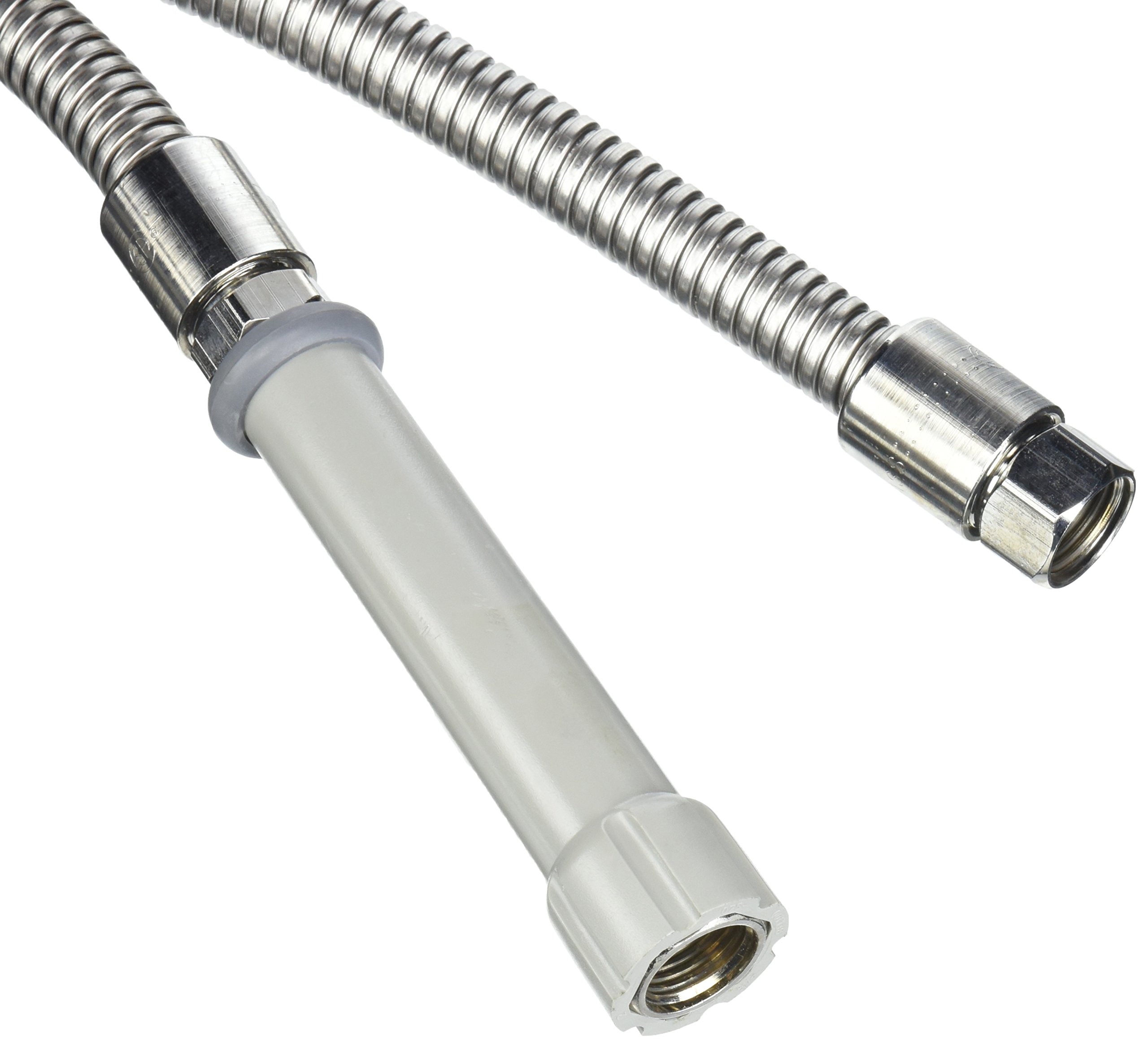 TS Brass B60-H Manguera de preenjuague de 60 pulgadas, acero inoxidable
