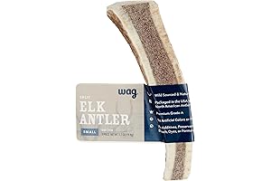 Wag Split Elk Antler: Nature's Durable Dog Chew for Small Breeds