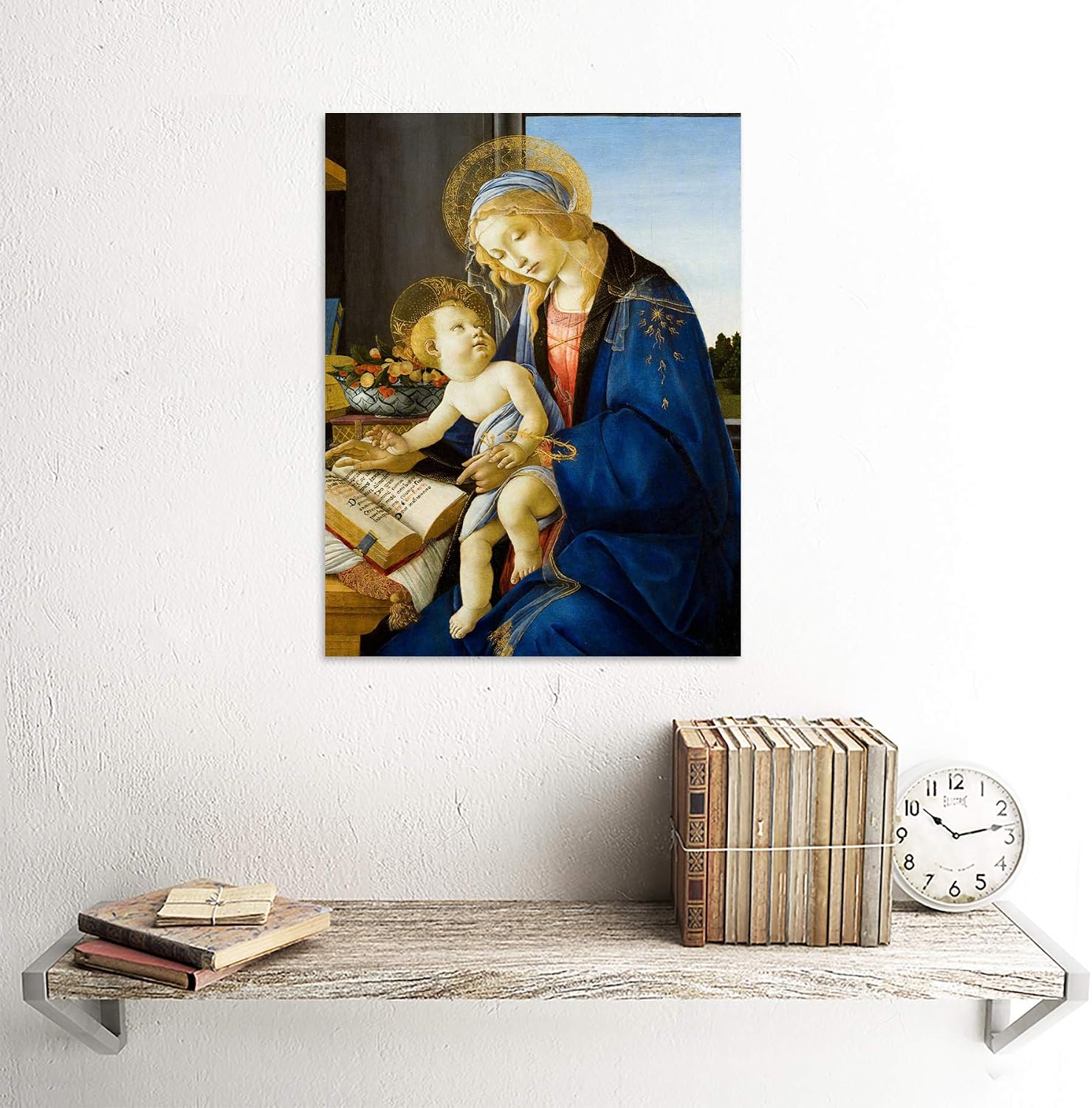 Botticelli The Virgin And Child The Madonna Of The Book Unframed Wall Art Print Poster Home Decor Premium