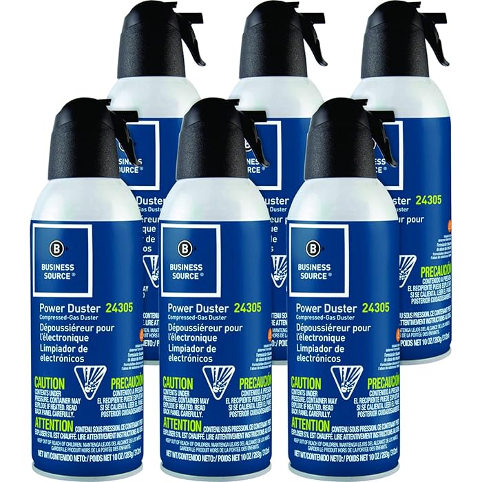 Buy 6 Cans, Compressed Air Duster, 10 oz Cans, Canned Air, Disposable