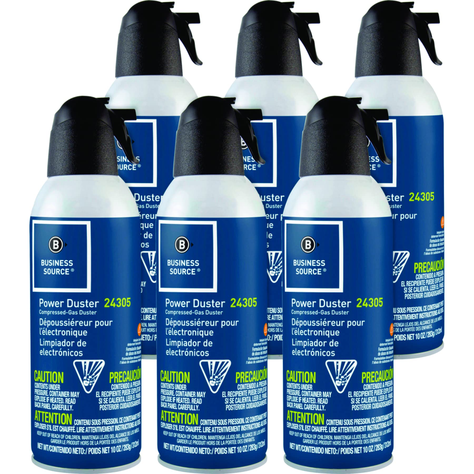 Buy 6 Cans, Compressed Air Duster, 10 oz Cans, Canned Air, Disposable