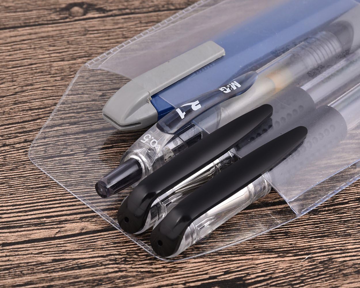 Shirt Pocket Protector 10 Pieces Clear PVC Pocket Protectors for School Hospital Office Supplies, White, 15.6 x 8.5 cm - Image 5