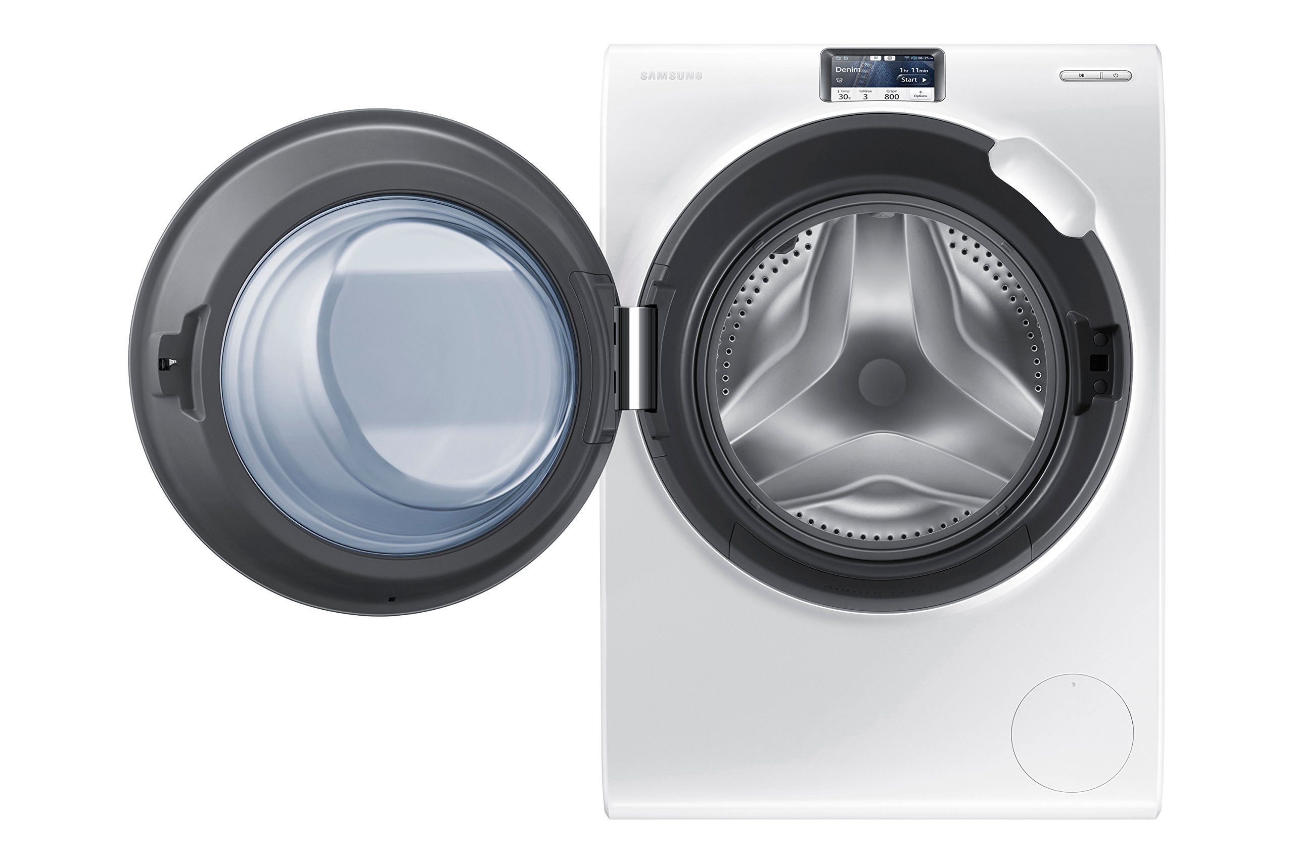 Samsung WW10H9400EW Autonome Frontladung 10kg 1400rpm A+++ Weiße Waschmaschine - Waschmaschinen (Autonome, Frontladung, Weiß, Links, LCD, Edelstahl)