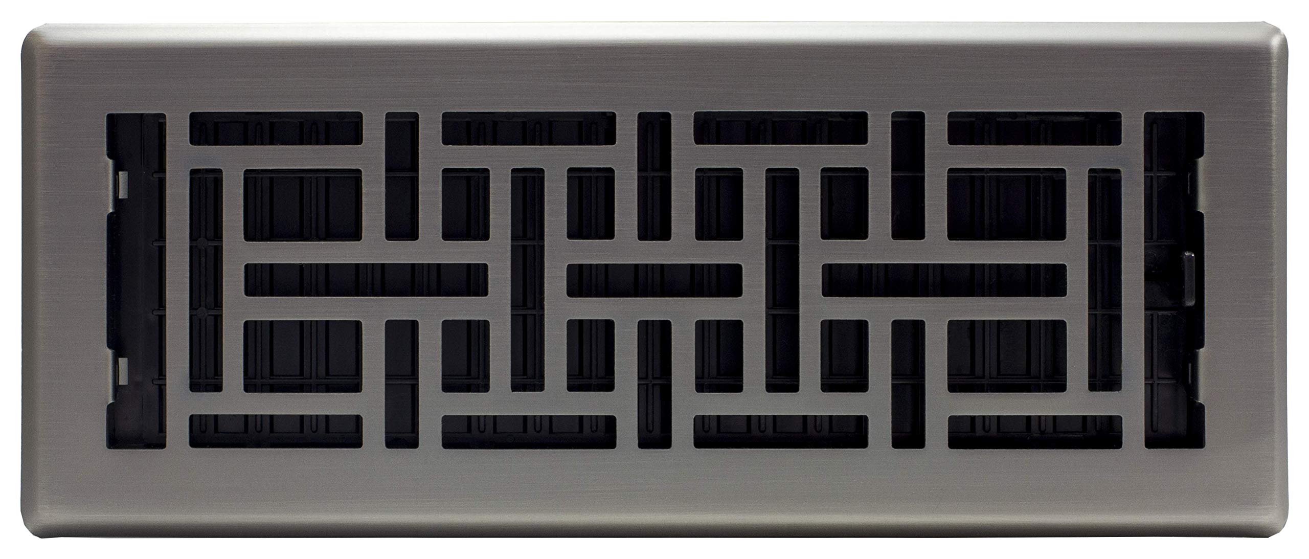 Decor Grates AJH412-GM Oriental Floor Register, 4x12 Inches, Gun Metal, Gun Metal Finish - Image 3