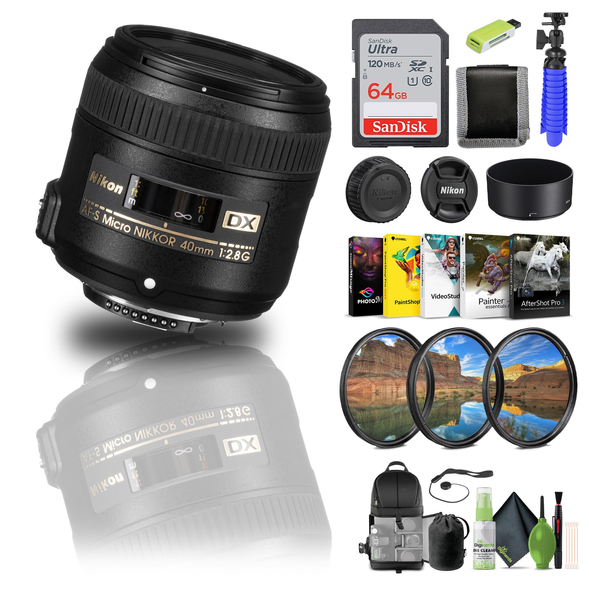 Amazon.com: Nikon - AF-S DX Micro-NIKKOR 40mm f/2.8G Macro Lens 