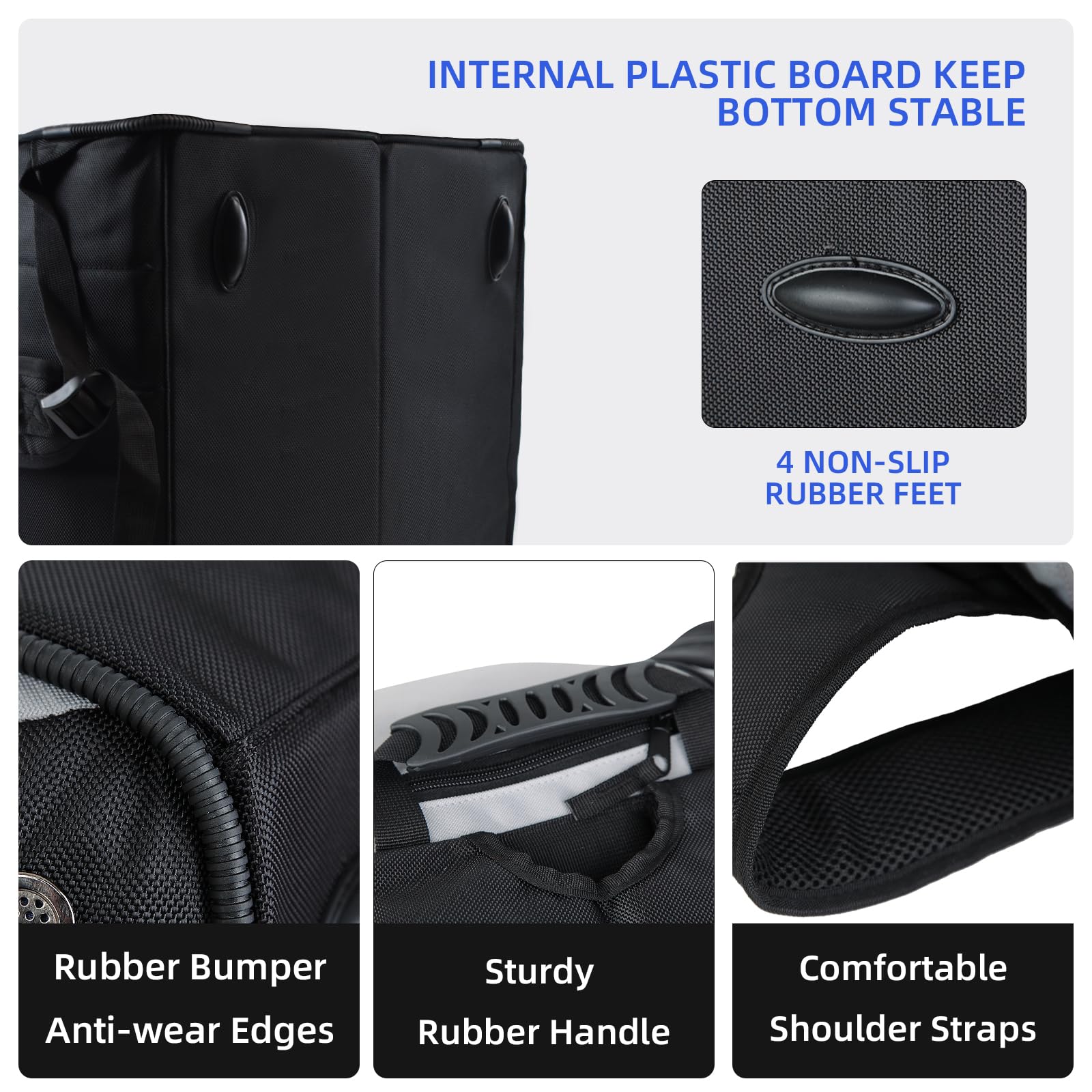 Sac à Dos Chaussures Ski 65L AUMTISC - Rembourré Avec Porte-Casque & Compartiment Imperméable