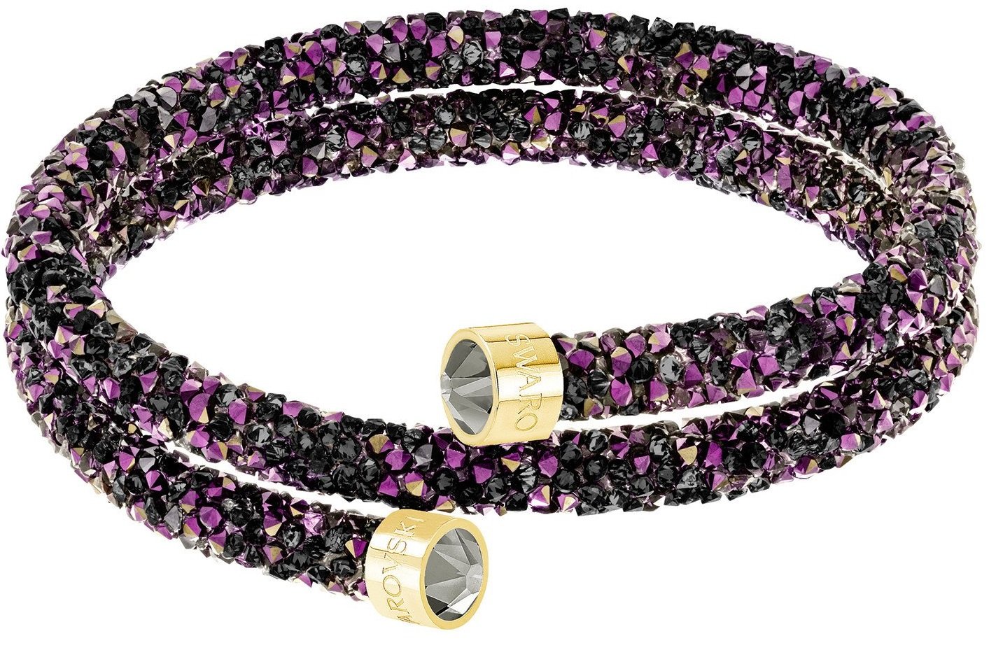 Crystal Dust Swarovski Double Bangle Cuff Bracelet Swarovski