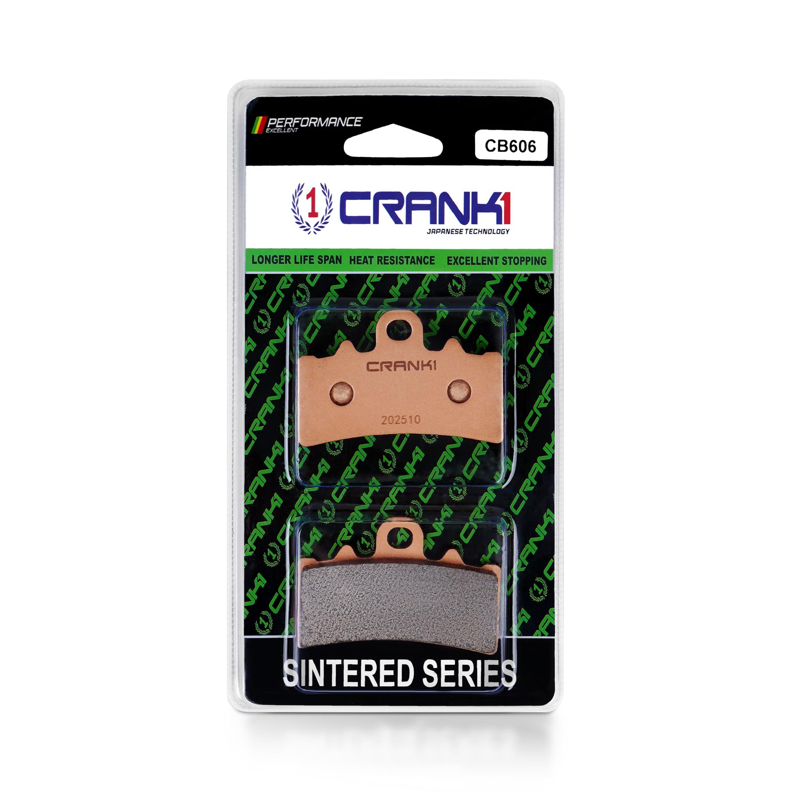 Sintered Brake Pads Compatible For Triumph Scrambler 400X - Front - CB606-1 Set-picture-16