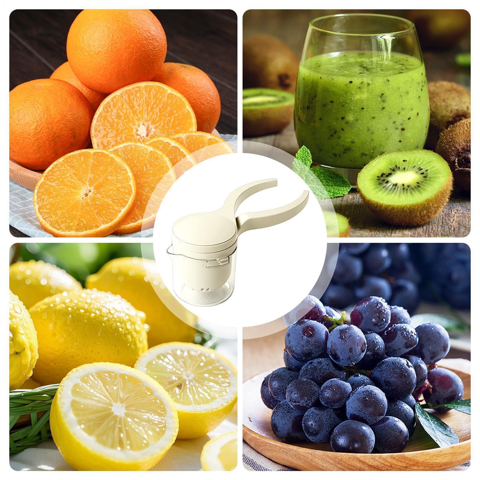Przenośna ręczna wyciskarka do cytrusów, wyciskarka do owoców grejpfruta, pomidora, granatu, arbuza i limonki, idealna na pikniki na świeżym powietrzu i do użytku domowego