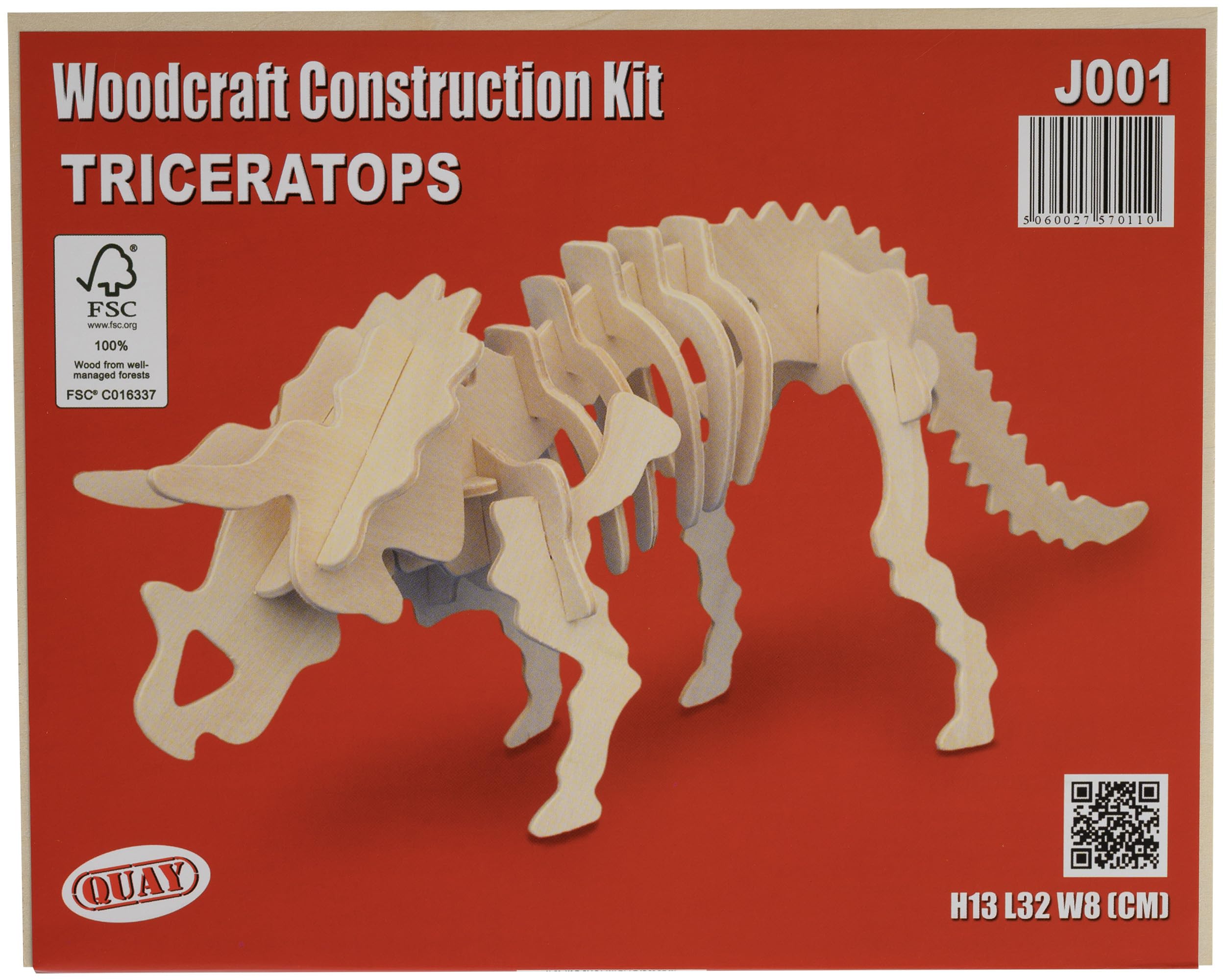 Quay Scavatrice Woodcraft Kit Di Costruzione In Legno FSC – Gioco Creativo Per Bambini - 3