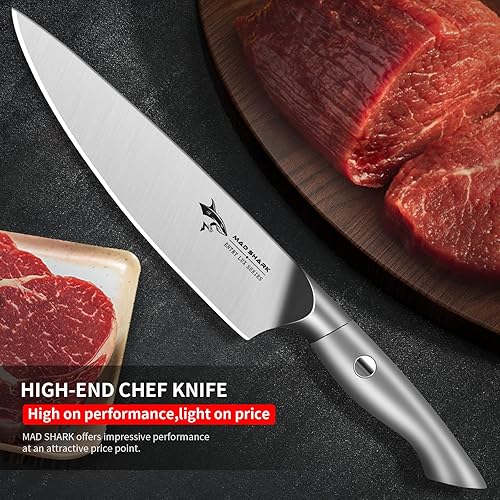 Miniatura 2 de Cuchillo de chef de 8 pulgadas, cuchillo de cocina profesional completo, cuchillo de cocina afilado para cortar y cortar perfectos