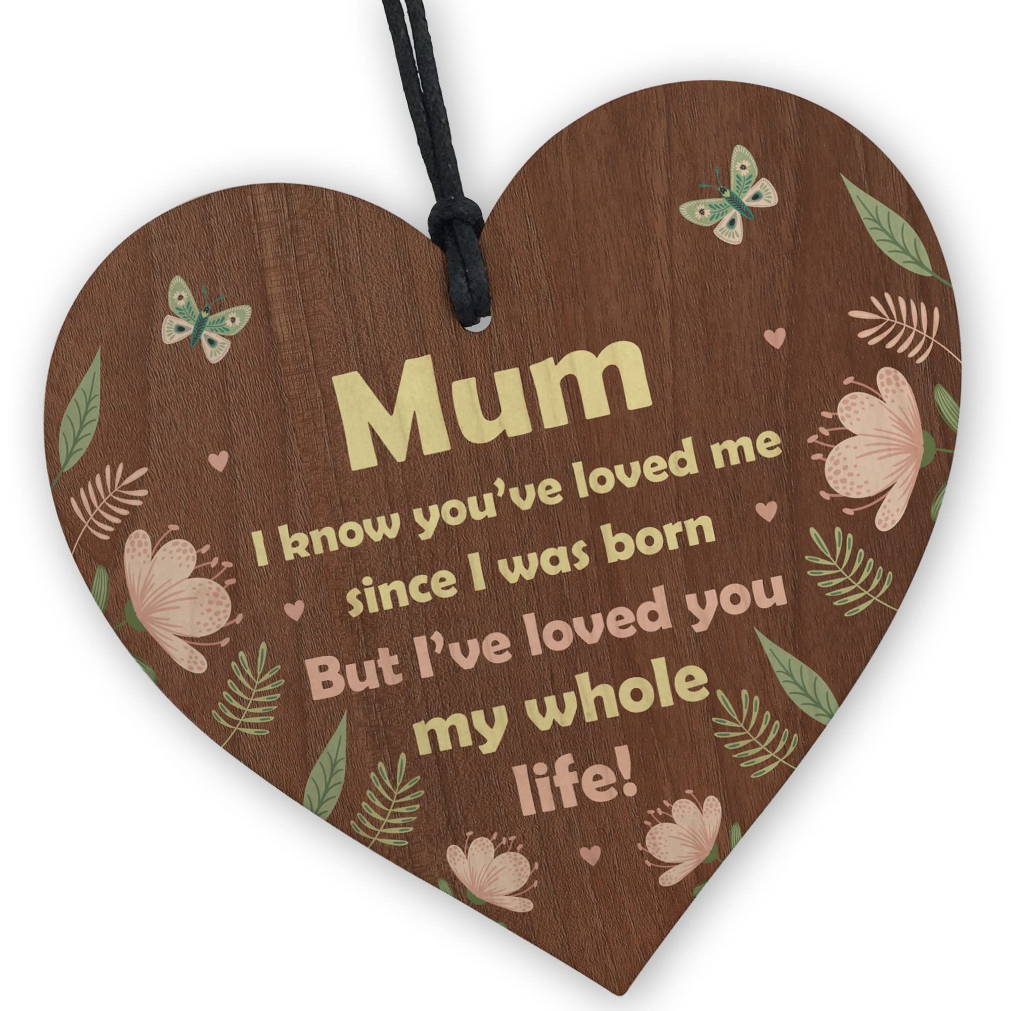 Red Ocean Loved You My Whole Life Mum Mummy Gifts For Mothers Day Birthday Thank You Gift For Her Women Keepsake