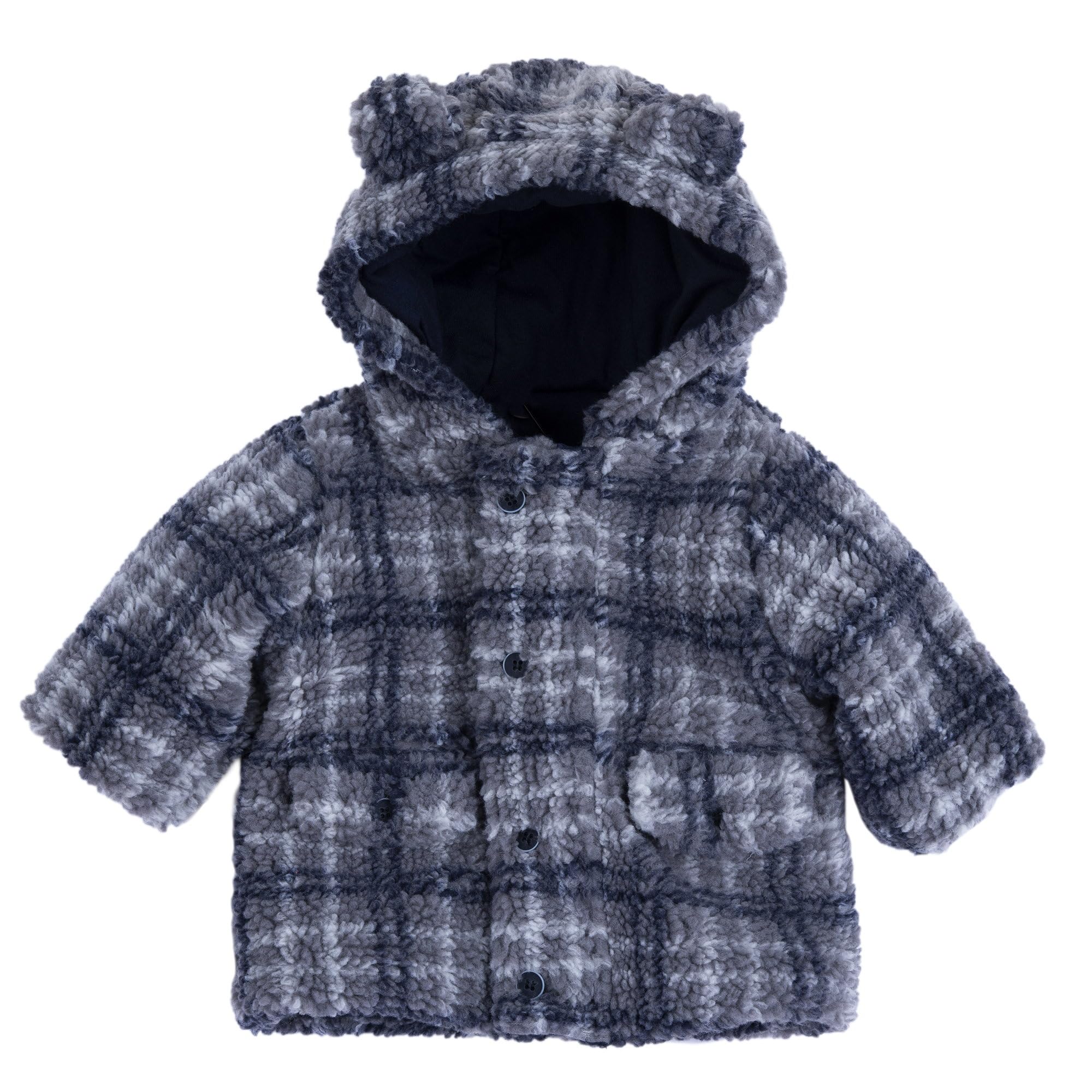 Chicco, Giubbino con cappuccio, Bebé-Niños, Gris, 9M, Diseñado en Italia