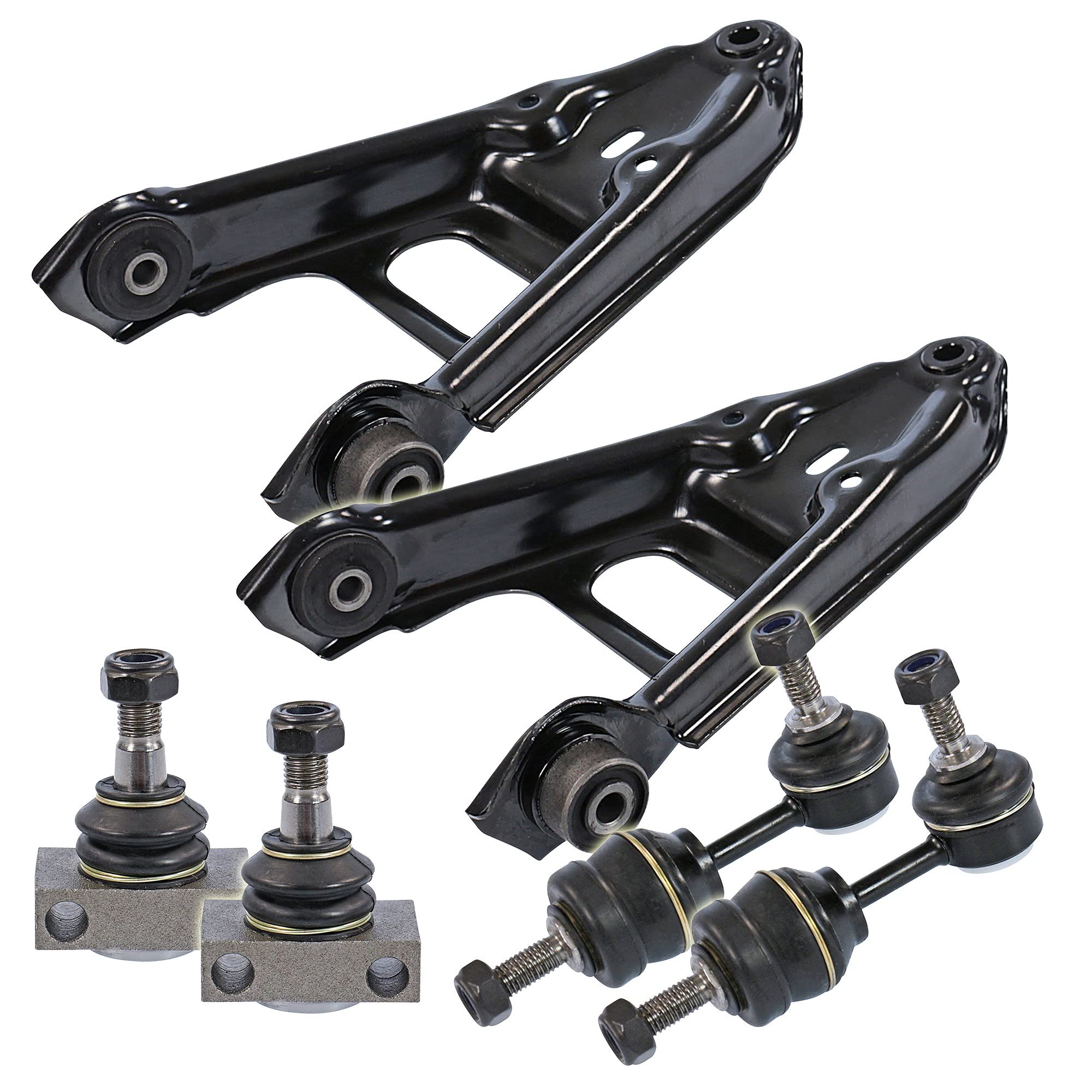 ATEC Germany 2x assale anteriore inferiore sinistro e destro con giunto sferico, 2x barra di accoppiamento anteriore Compatibile con SMART CABRIO (450)(452)