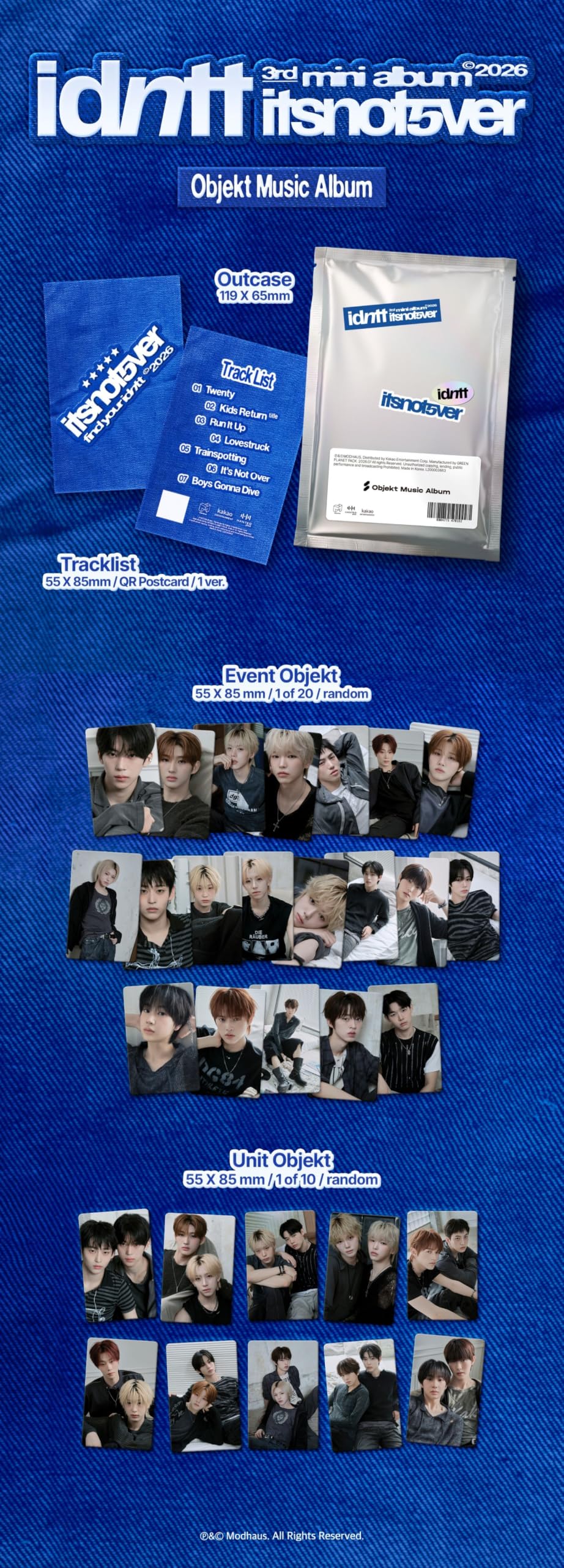 Set di 4 versioni: 2 standard + 1 album Wappen + 1 album musicale Objekt)