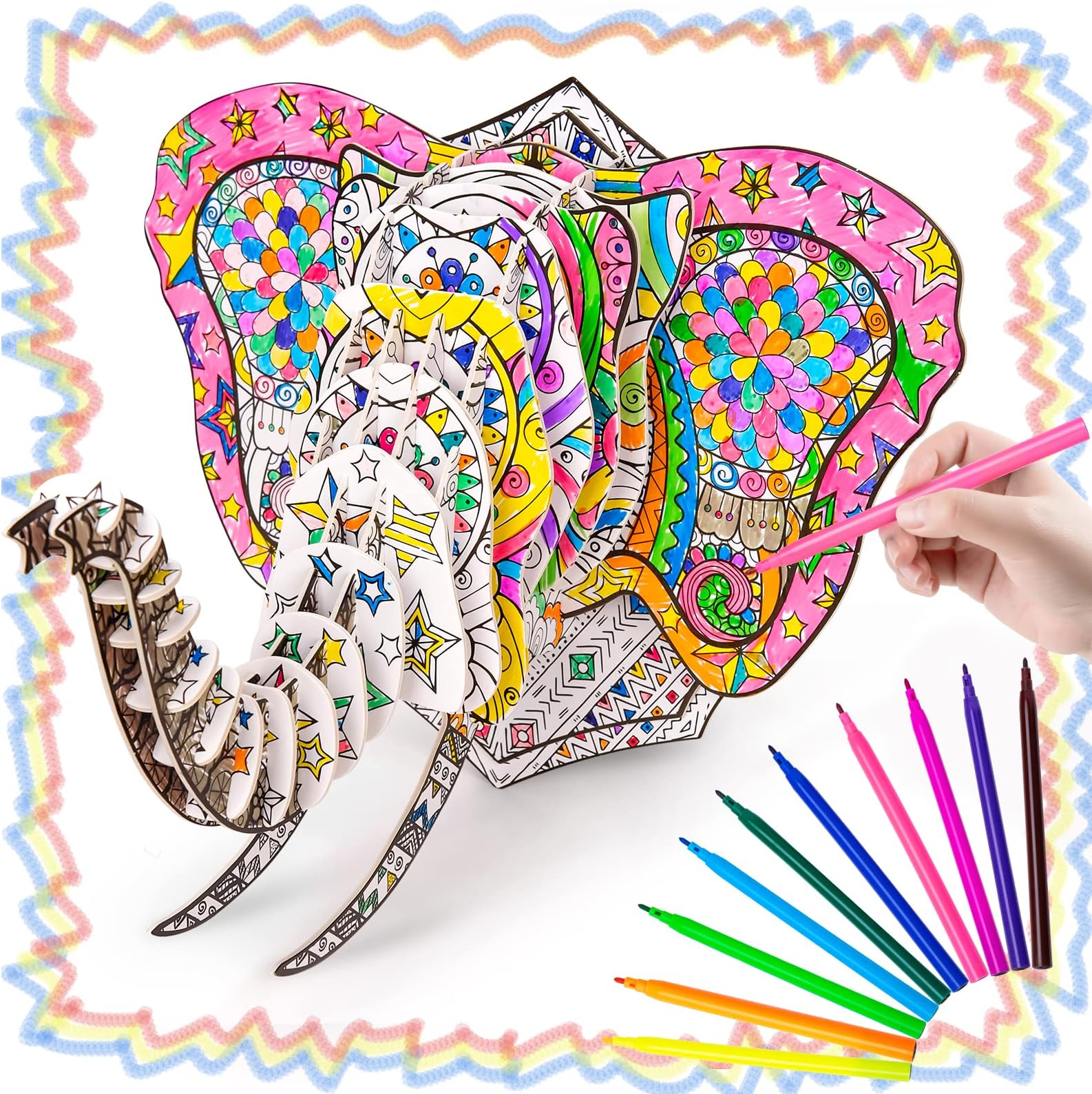 Craft Kits for Kids-Art Set for Kids-Art Gifts-Craft Sets for Girls-Art & Craft Supplies-Gifts for 6-7-8-9-10 Year Olds Girls | Girls Toys Age 6-7-8-9-10 | Craft Kits for Kids Age 7-8-9-10