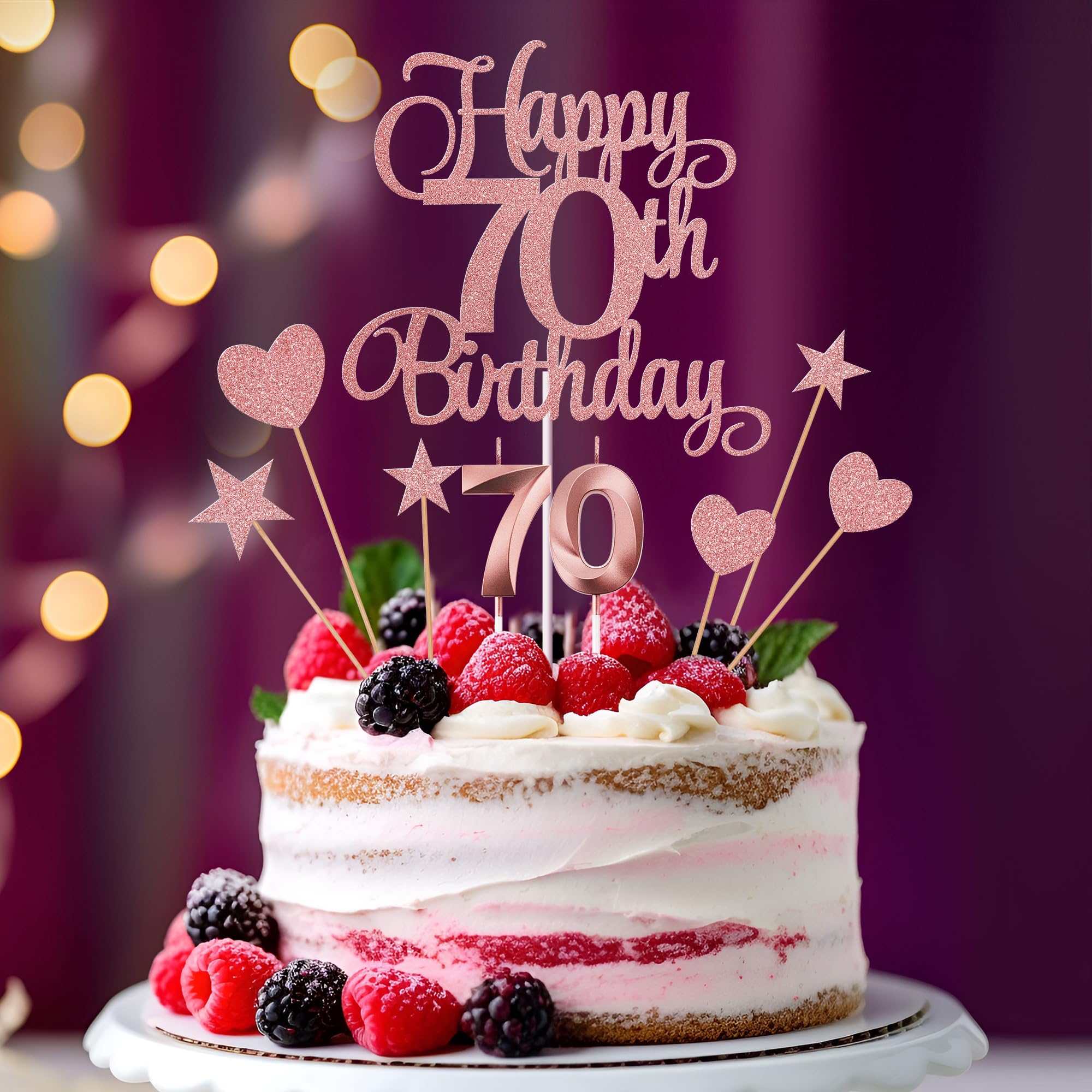 Velas 30 Cumpleaños Decoración Para Tartas Con Purpurina Para