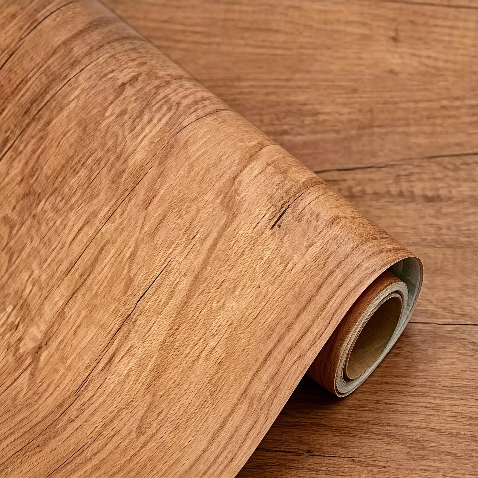 Zynqra J Peel And Stick Wallpaper Wood Contact Paper,Grain Contact,For Cabinets Bedroom Bathroom And Drawers Countertops Self Adhesive Vinyl(,L100cm/39.4In*W80cm/31.5In)
