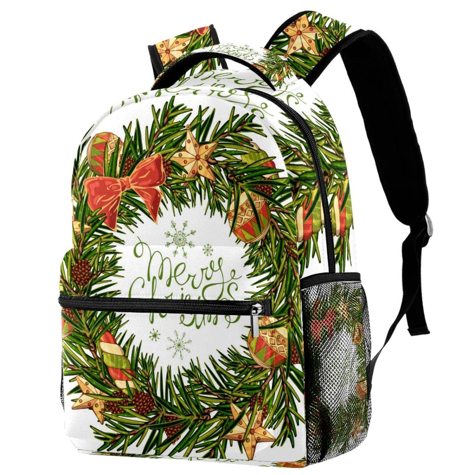 Sac à dos de Noël pour étudiants aux larges poches