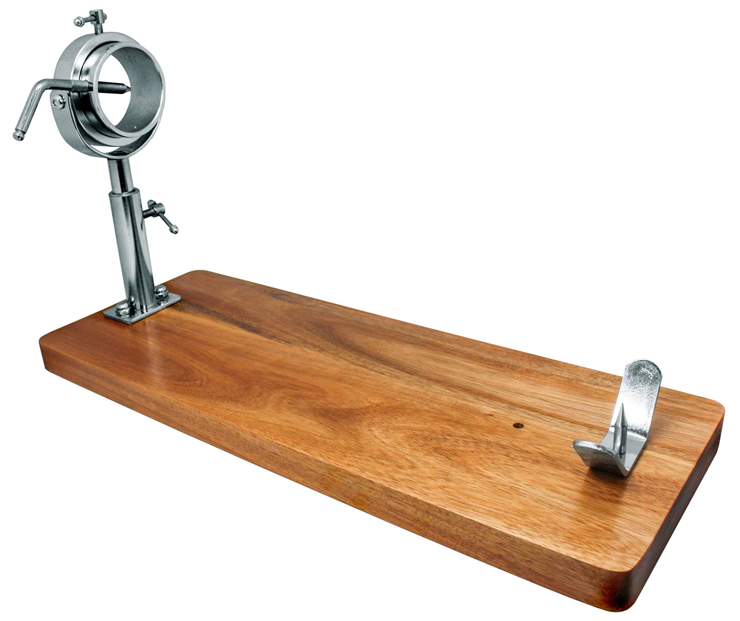 NERTHUS FIH 1210 Set Schinkenhalter drehbarer und teleskopischer Kopf Schinkenmesser Schärfer und Hülle zum Schinken schneiden