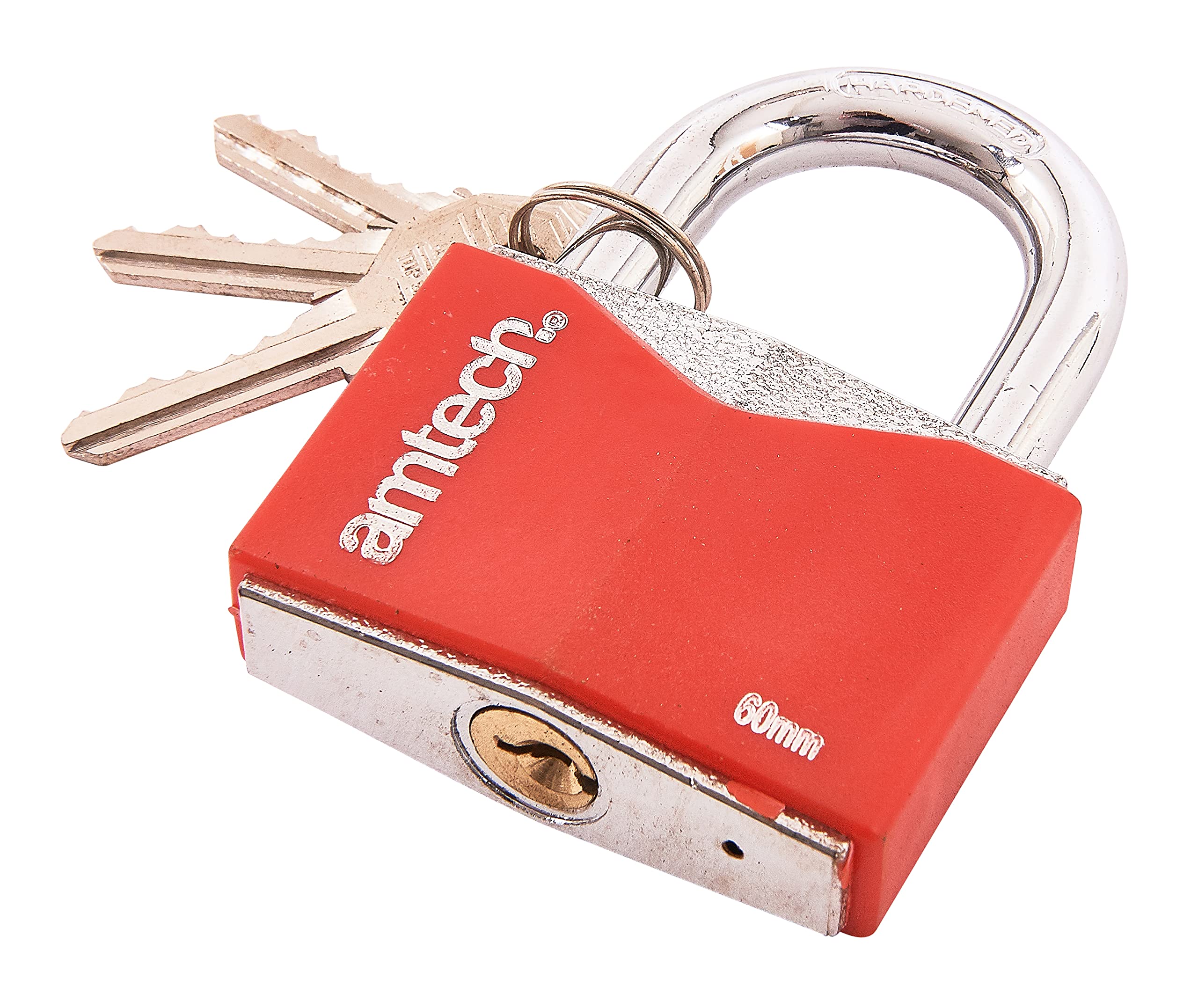 Amtech 60Mm Rhombic Chrome-Plated Iron Padlock