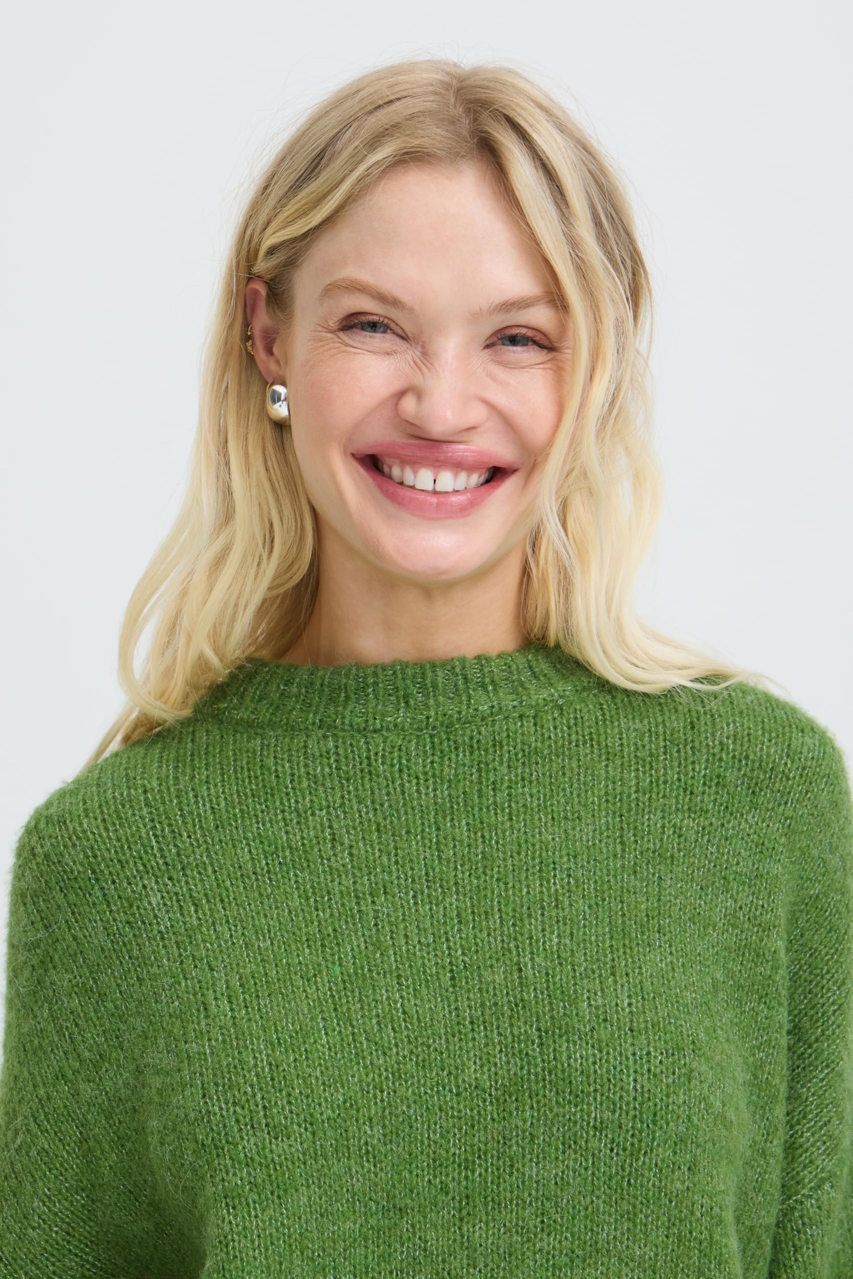 b.young Damen Strickpullover halbarm BYOTIA 3/4 Ärmel