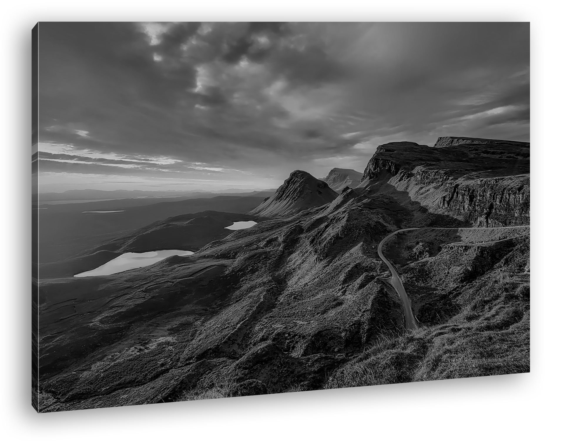 Tela Con Immagine Di Cascate Celesti In Islanda, Già Incorniciata Su Cornice In Legno, Stampa Digitale Di Alta Qualità Con Cornice, Nessun Poster O
