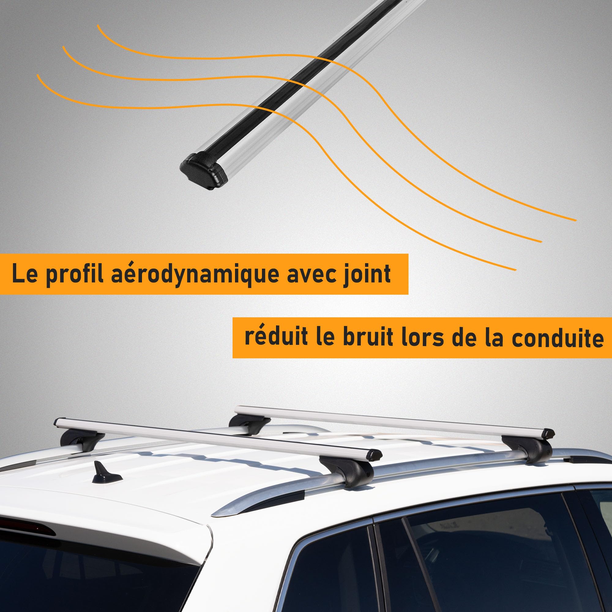 Barres De Toit CHROMEMASTER Pour Citroën C4 Aircross 2012-2017 - Transportez Jusqu’à 75 Kg !