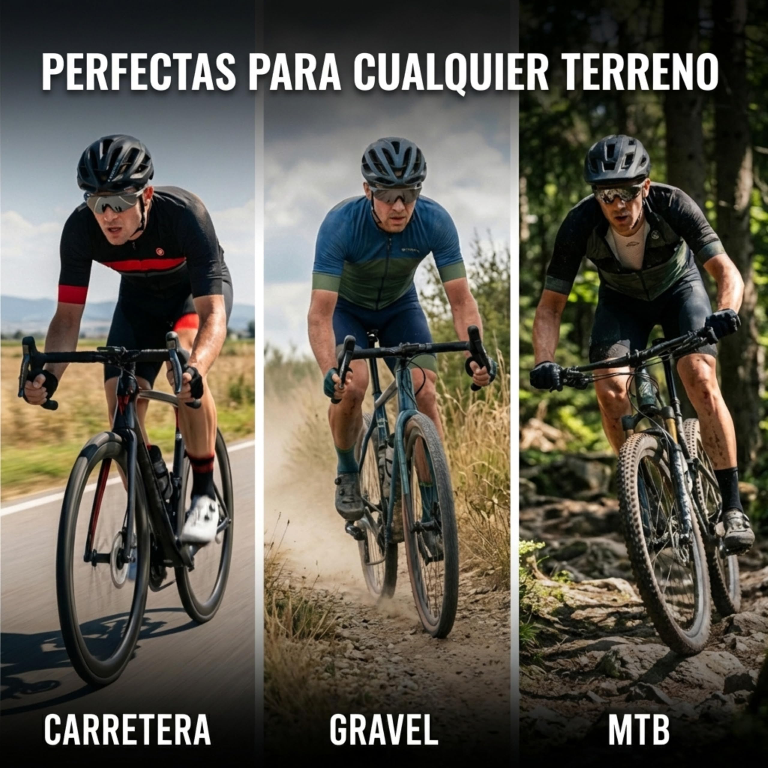 Gafas Ciclismo Fotocromaticas UV400 – Gafas Deportivas para Ciclismo Carretera, MTB y Gravel, Lente Adaptativa Antideslumbrante, Ultraligeras con Ajuste Cómodo, Gafas Ciclismo Hombre Mujer. Cat 2 — view 6