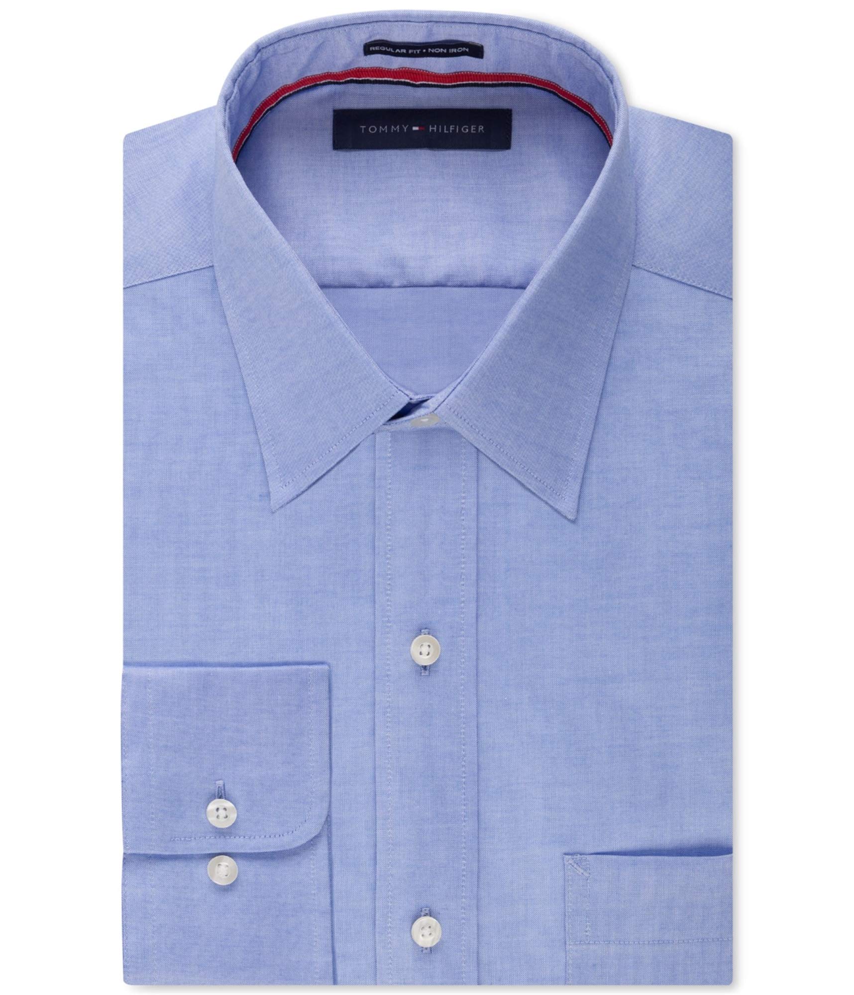 

                                                    Tommy Hilfiger Men's Dress Shirt Regular Fit Non I