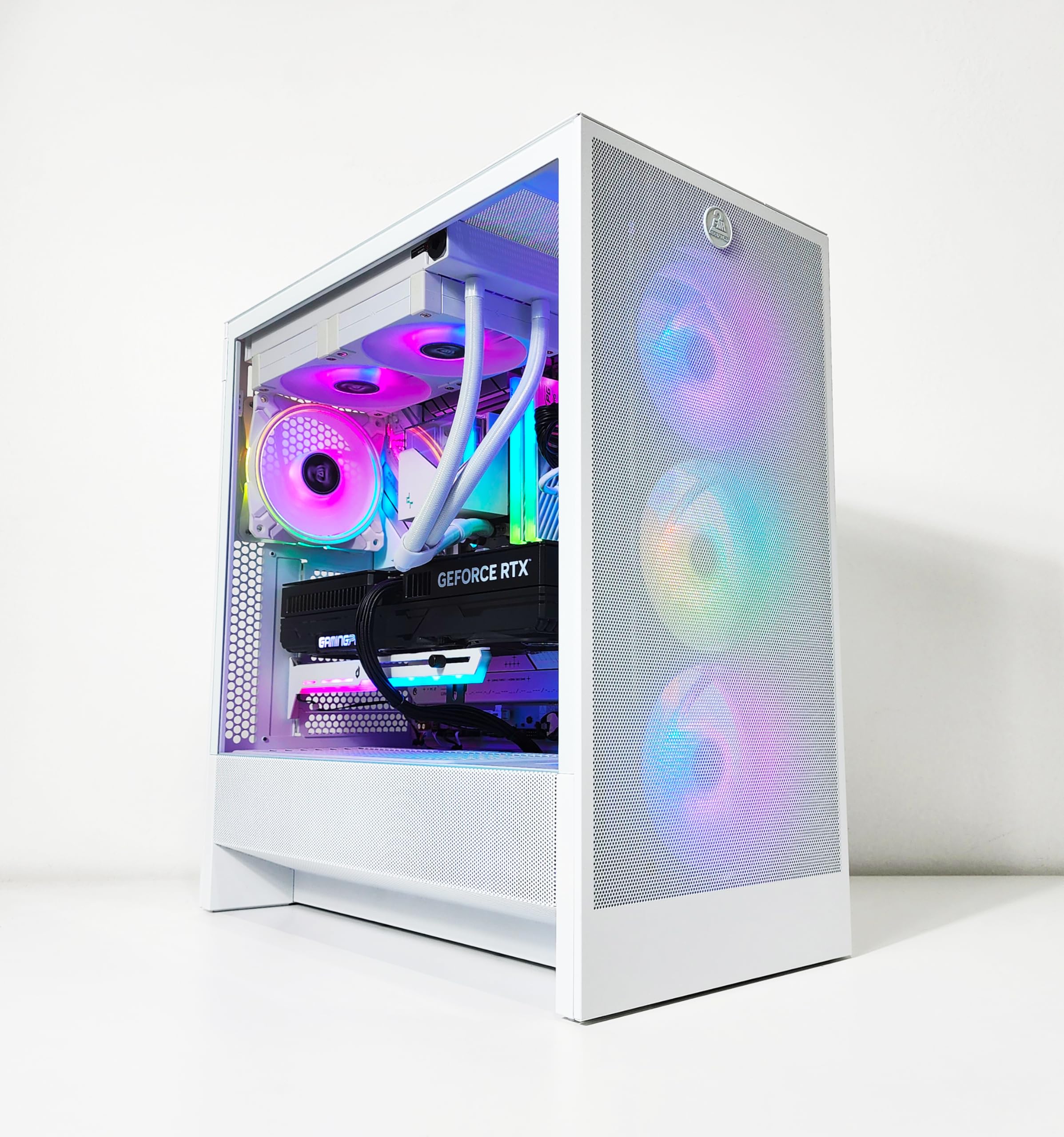 2 FAR ROBOTICS T-800 Premium White PC - AMD RYZEN 9 9950X | RTX 5080 | 64GB DDR5 | 2TB NVME | 360MM Liquid Cooling | X870 | Win 11 PRO | 2 Year Warranty | WIFI | Bluetooth Gaming/Workstation