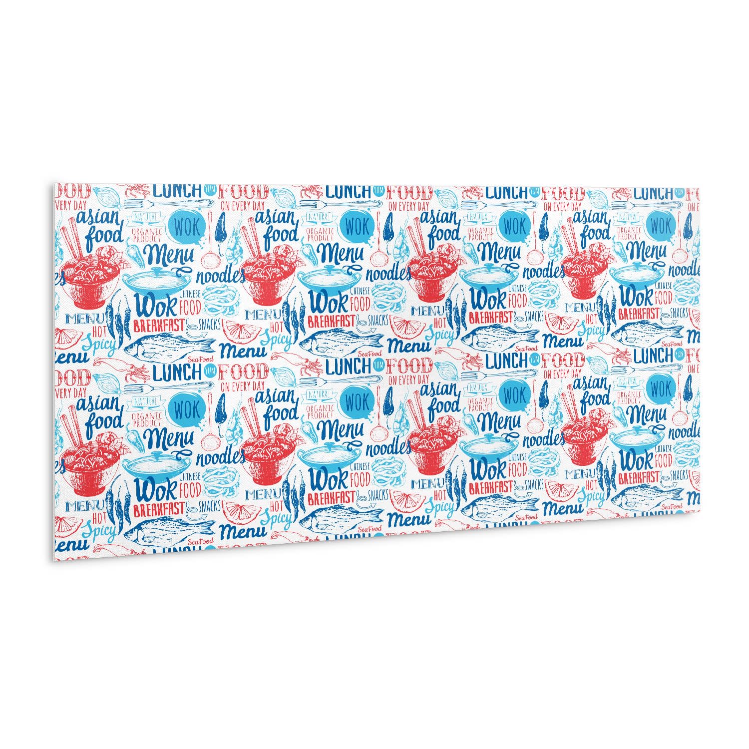 Autocollants muraux de cuisine PVC Tulup 100x50cm étanches contre les taches et éclaboussures